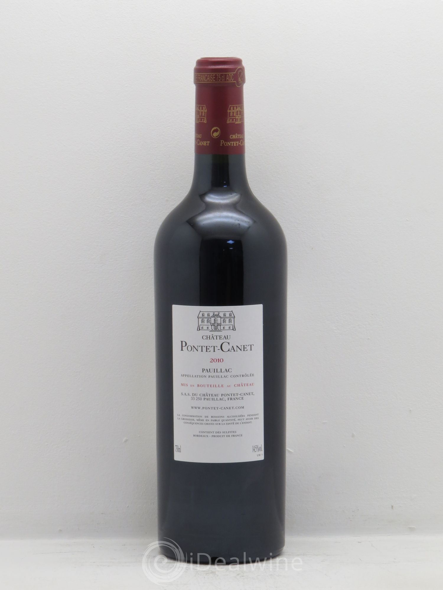 Château Pontet Canet 5ème Grand Cru Classé 2010 - Lot de 6 bouteilles - 3