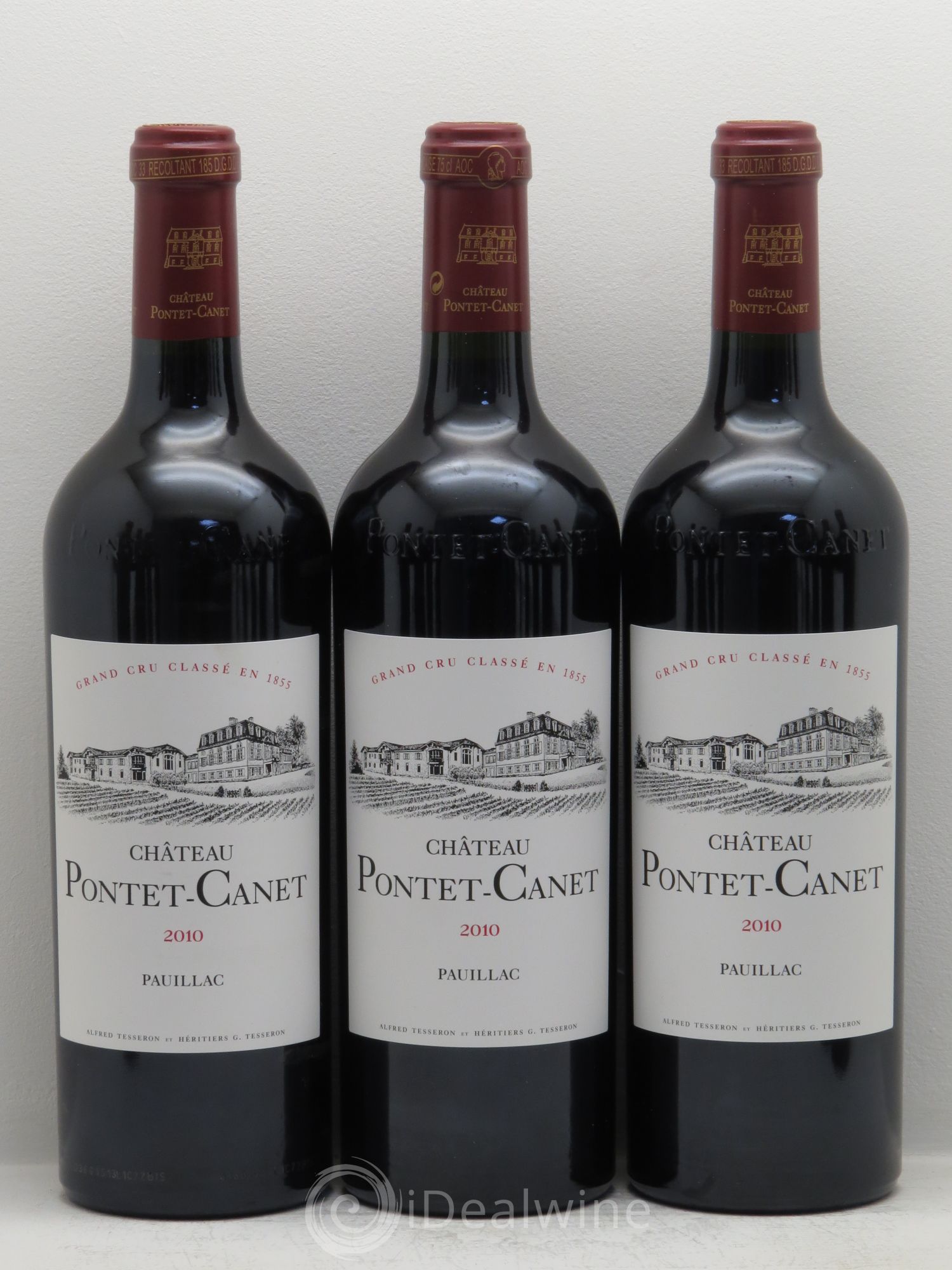 Château Pontet Canet 5ème Grand Cru Classé 2010 - Lot de 12 bouteilles - 1