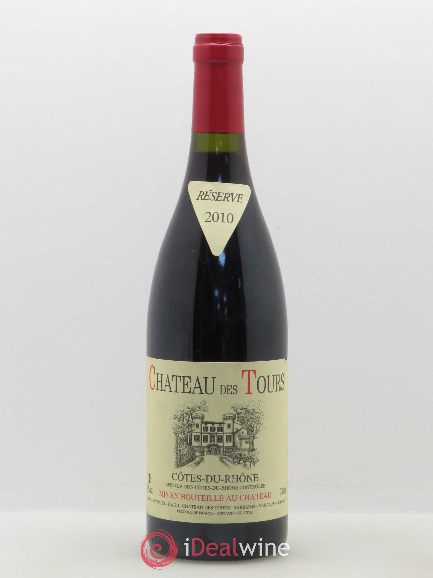 Côtes-du-Rhône Château des Tours Emmanuel Reynaud 2010 - Lot de 1 bouteille - 0