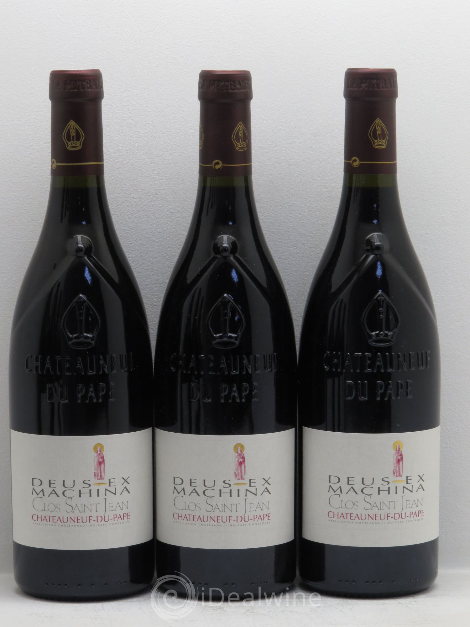Châteauneuf-du-Pape Clos Saint-Jean Deus Ex Machina Pascal et Vincent Maurel 2010 - Lotto di 6 bottiglie - 1