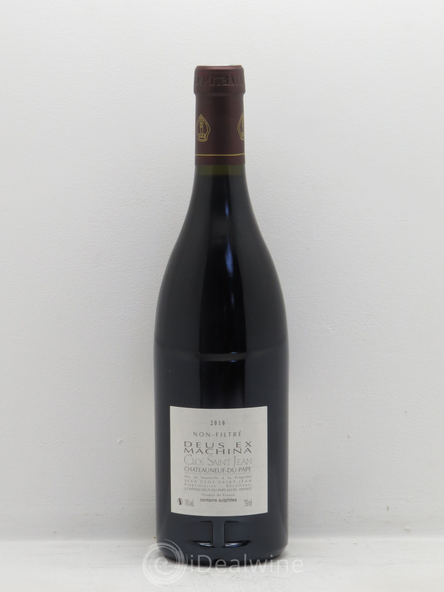 Châteauneuf-du-Pape Clos Saint-Jean Deus Ex Machina Pascal et Vincent Maurel 2010 - Lotto di 6 bottiglie - 3