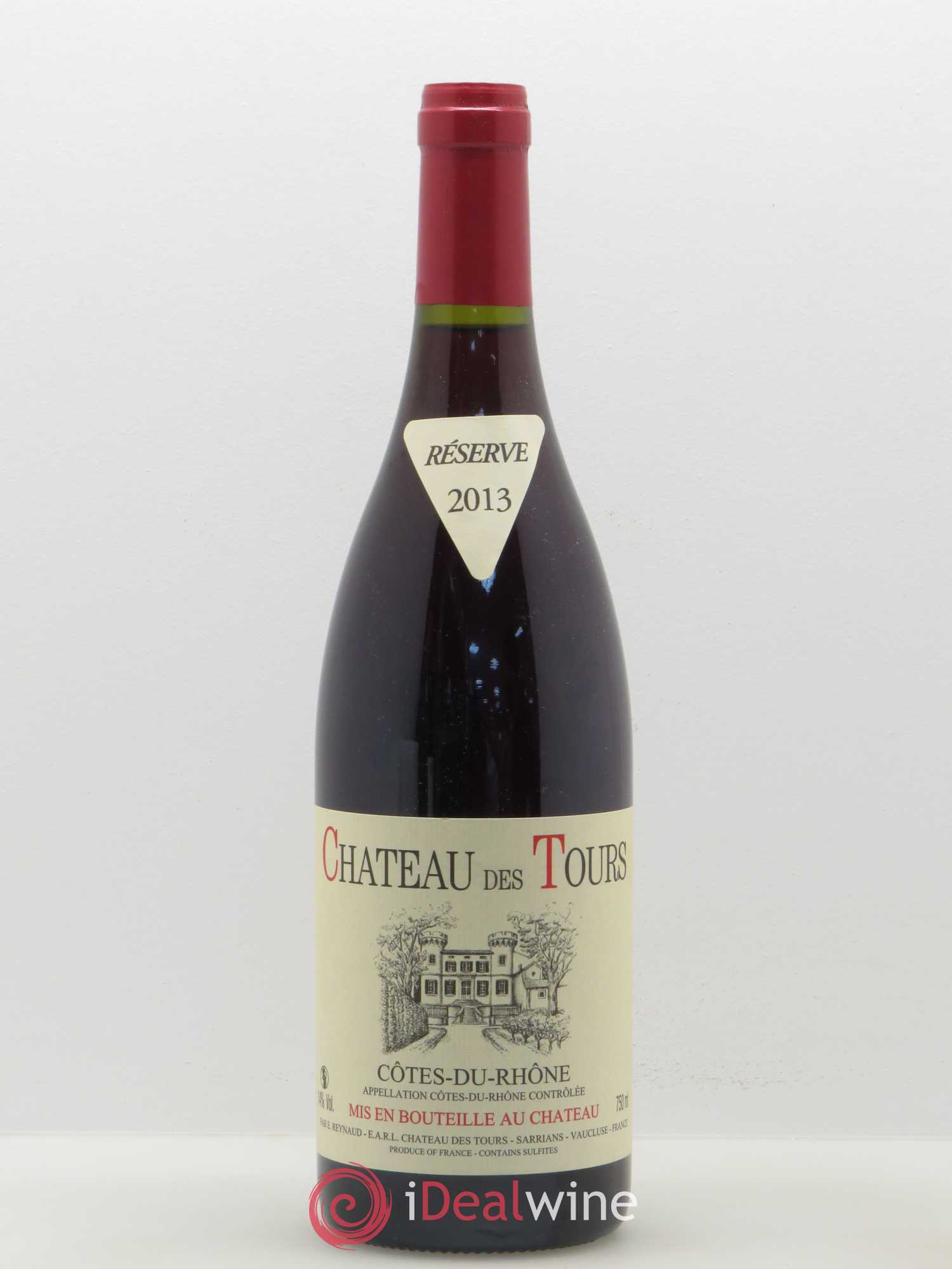 Côtes-du-Rhône Château des Tours Emmanuel Reynaud 2013 - Lot de 1 bouteille - 0