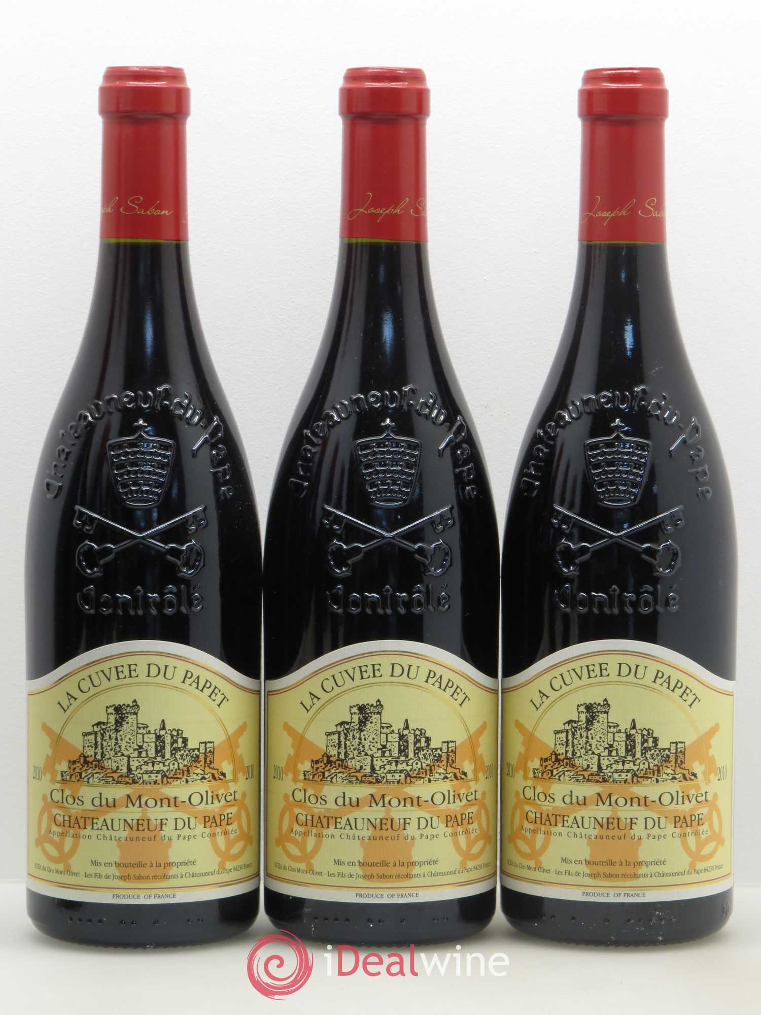 Châteauneuf-du-Pape Cuvée du Papet Clos du Mont-Olivet  2010 - Lotto di 6 bottiglie - 2