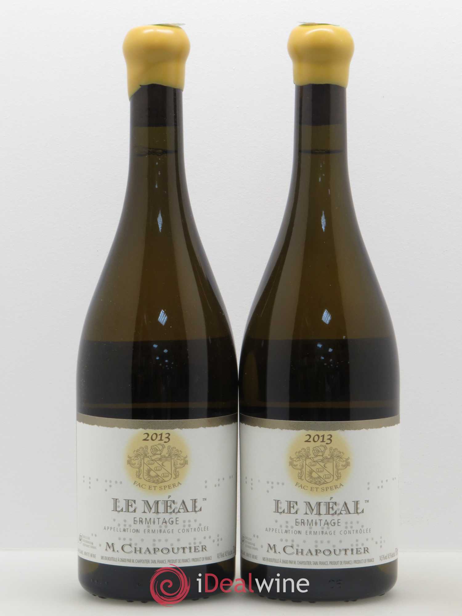 Hermitage Ermitage Le Méal Chapoutier 2013 - Lot de 2 bouteilles - 0