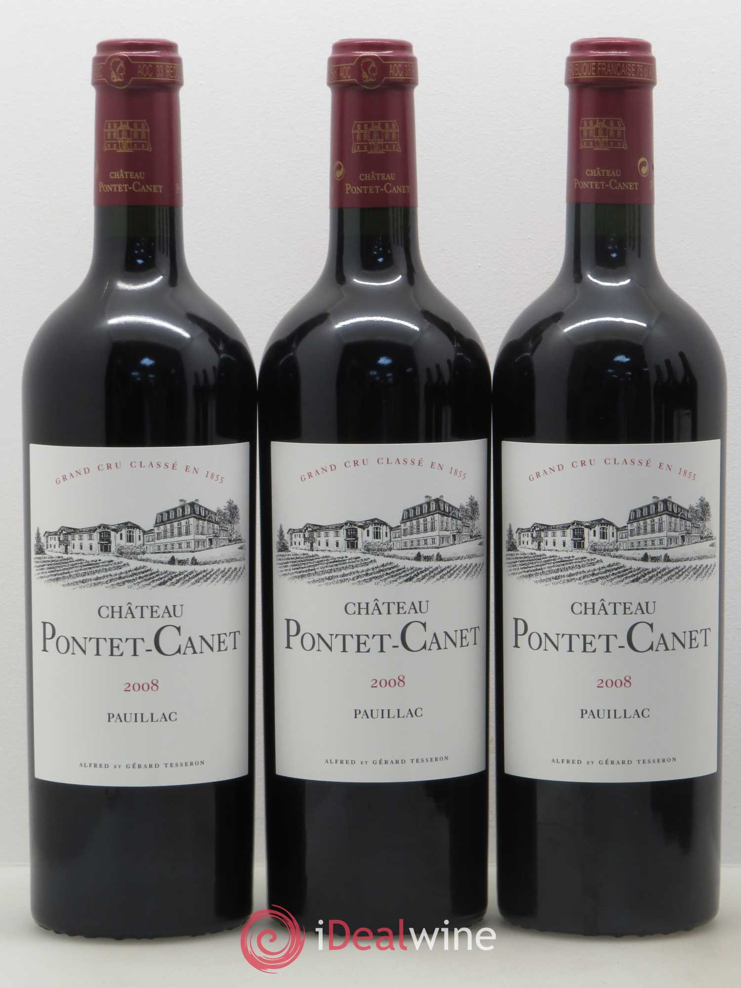 Château Pontet Canet 5ème Grand Cru Classé 2008 - Lot de 6 bouteilles - 2