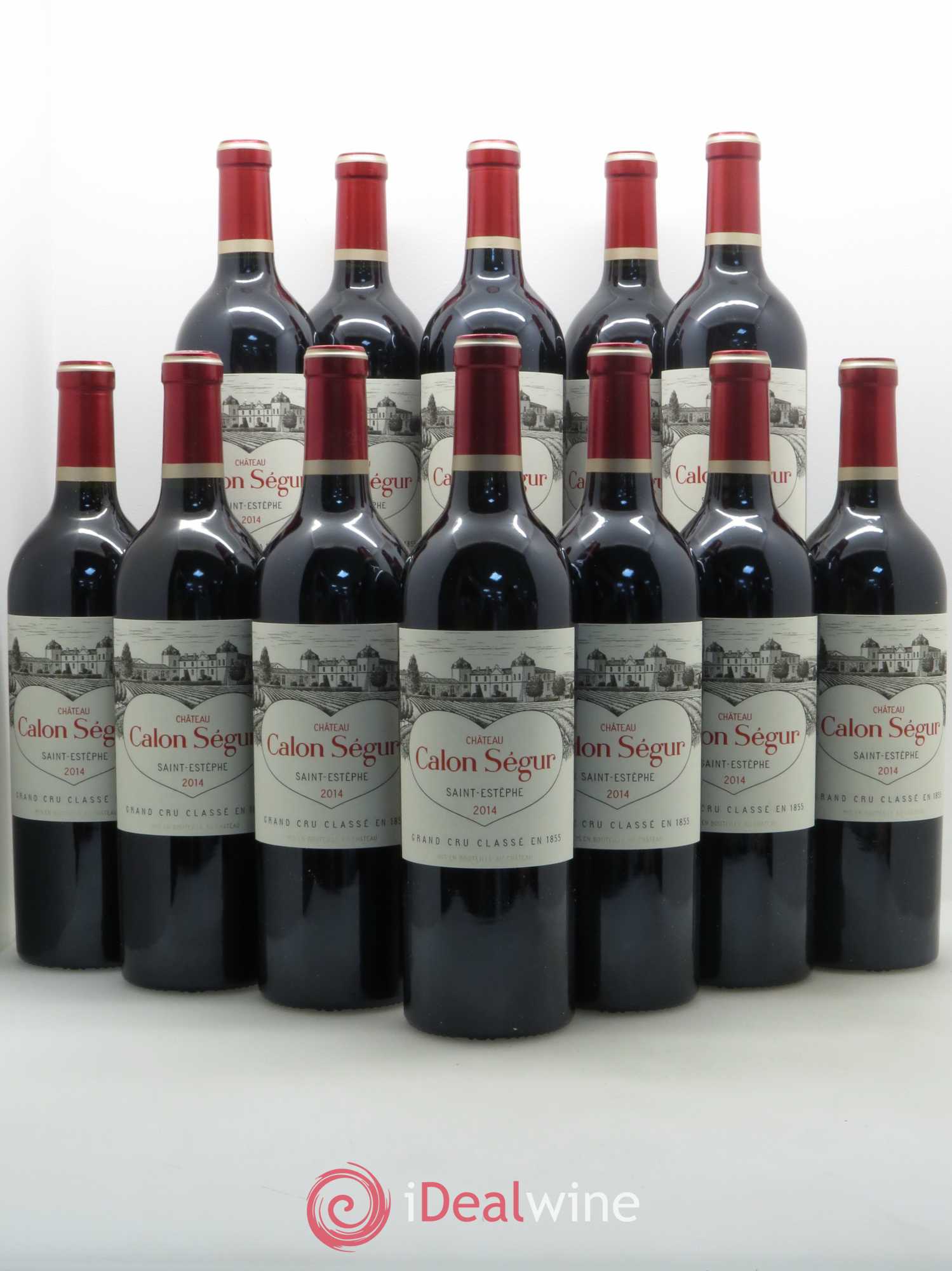 Château Calon Ségur 3ème Grand Cru Classé 2014 - Lot de 12 bouteilles - 0