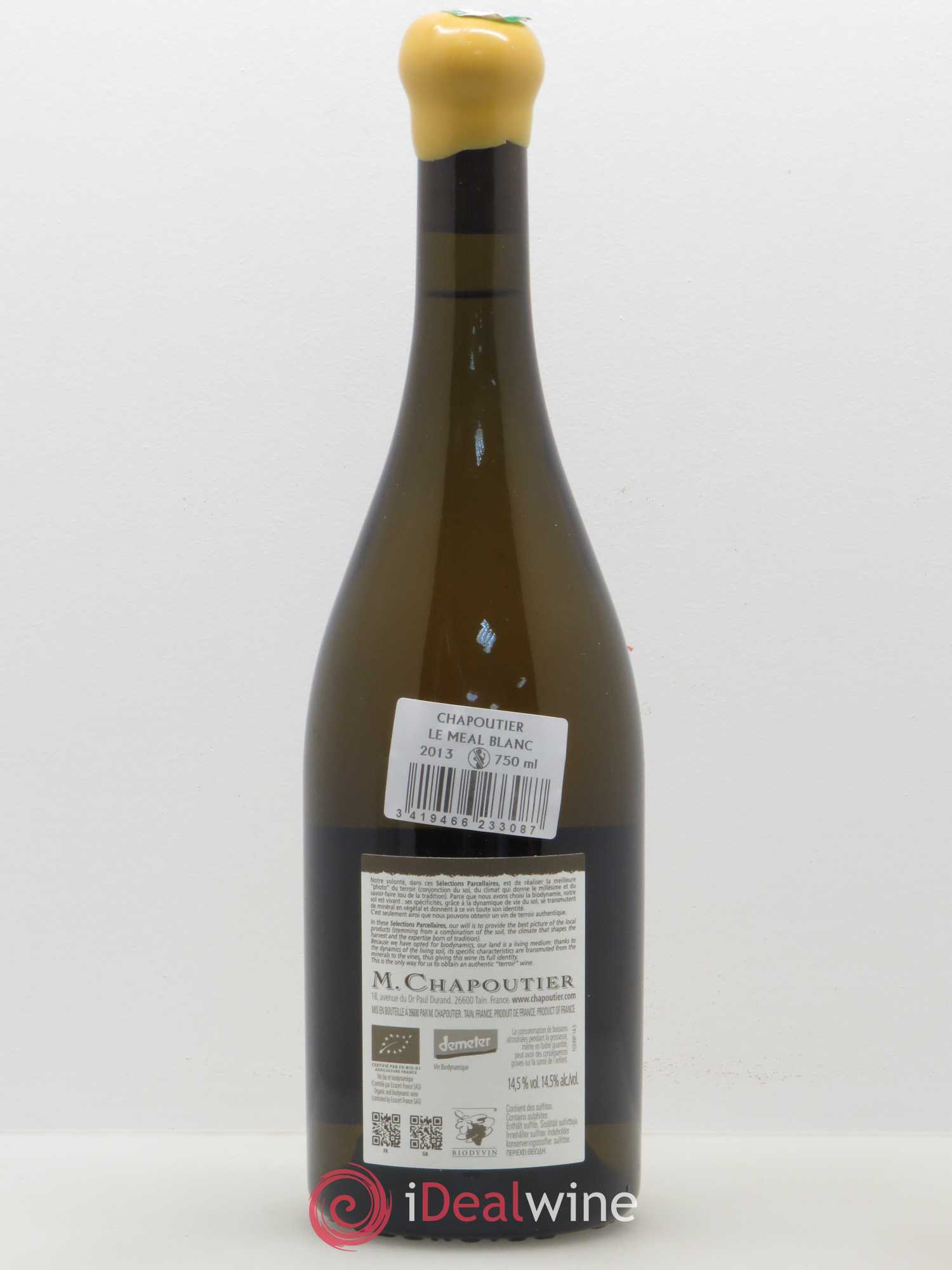 Hermitage Ermitage Le Méal Chapoutier 2013 - Posten von 1 Flasche - 1