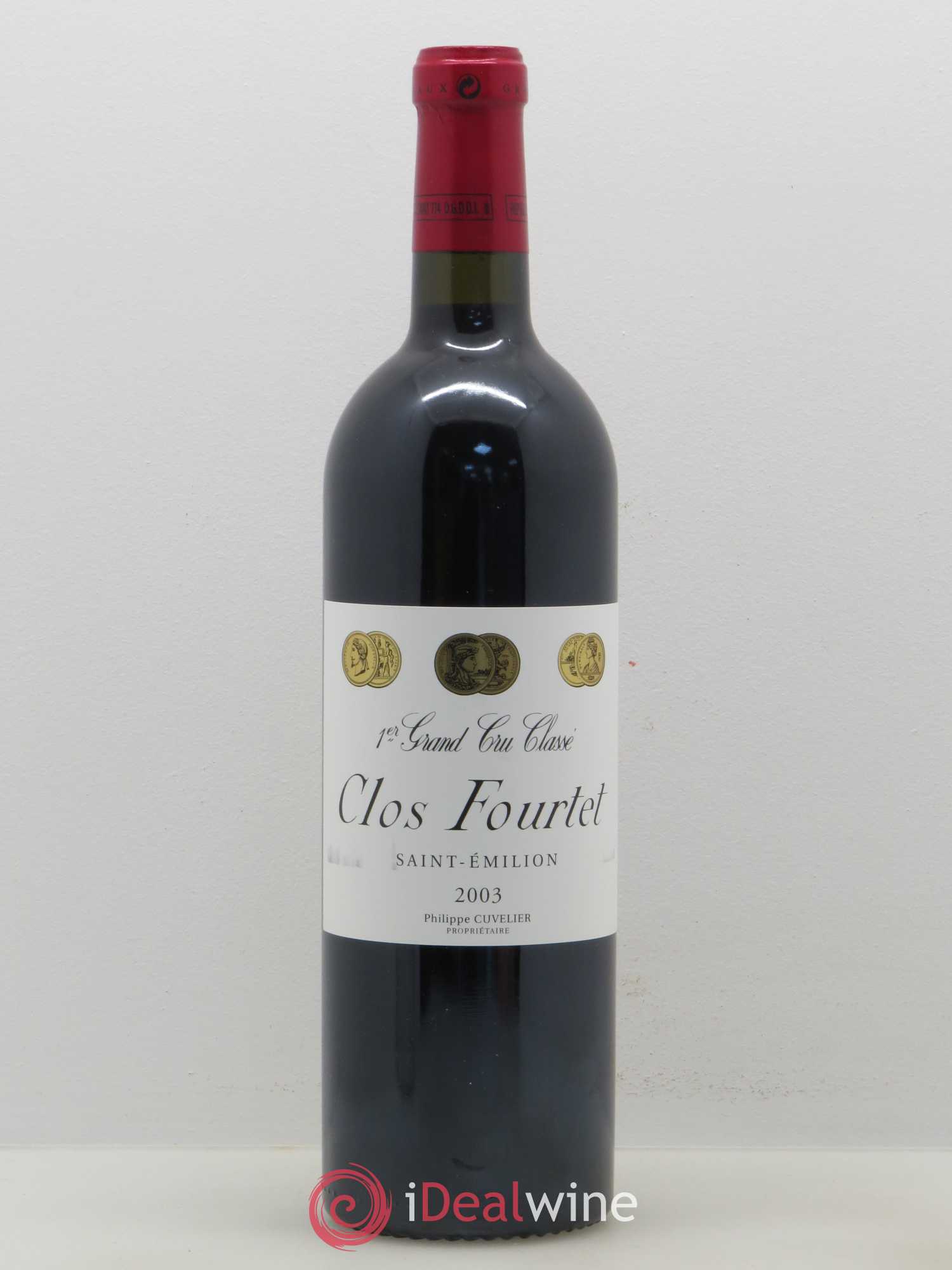 Clos Fourtet 1er Grand Cru Classé B 2003 - Lot de 1 bouteille - 0