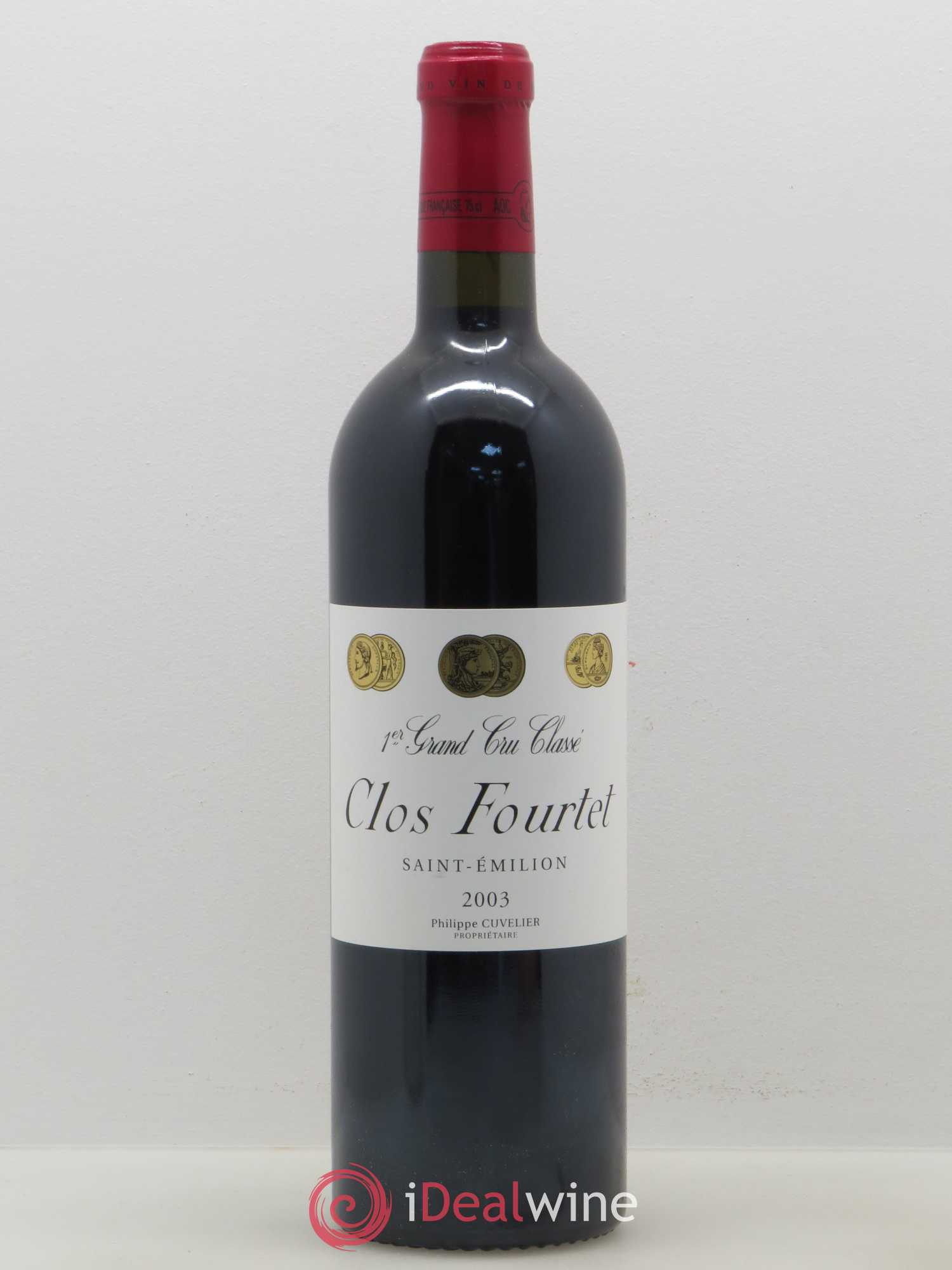 Clos Fourtet 1er Grand Cru Classé B 2003 - Lot de 1 bouteille - 0