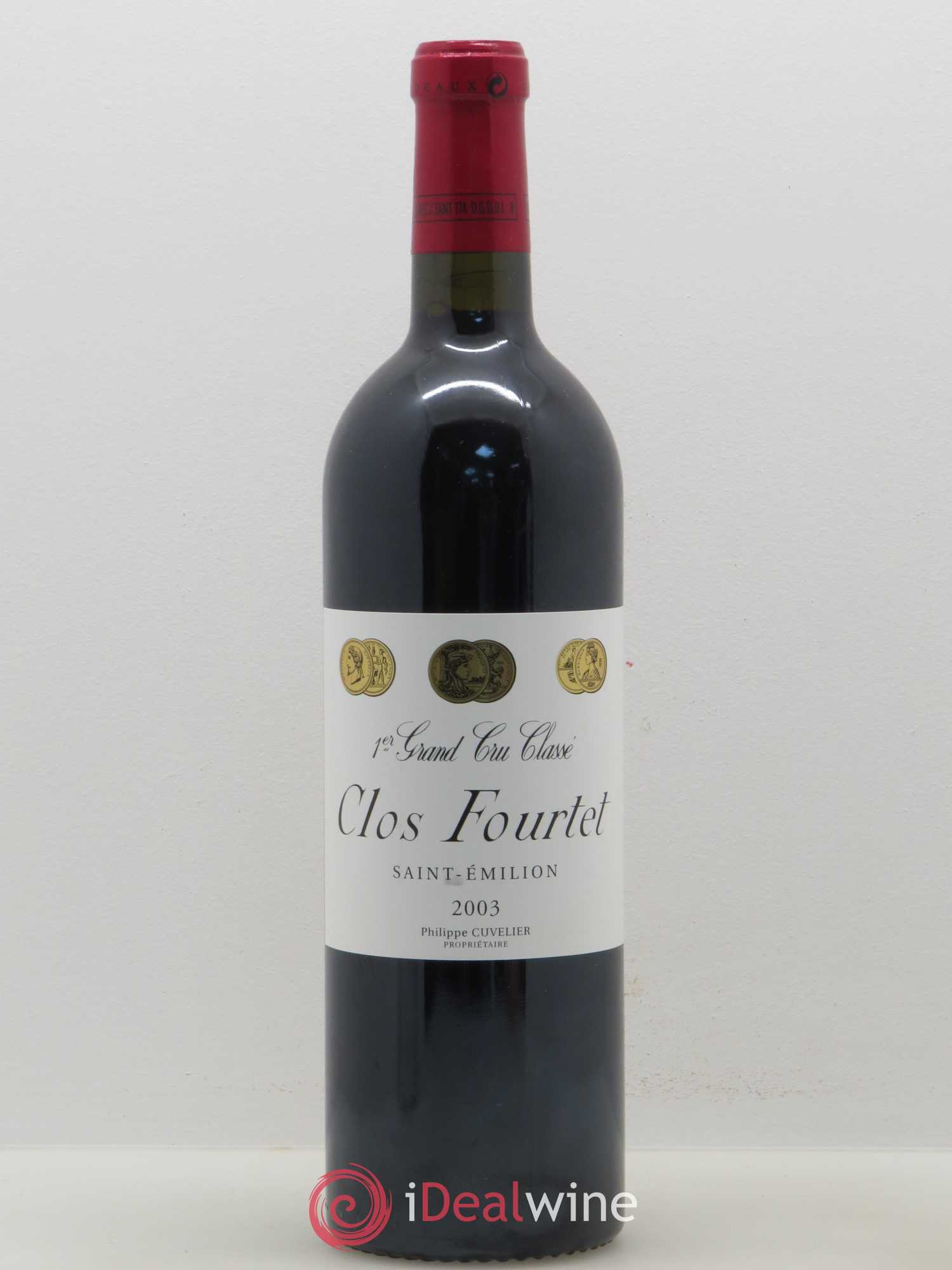 Clos Fourtet 1er Grand Cru Classé B 2003 - Lot de 1 bouteille - 0