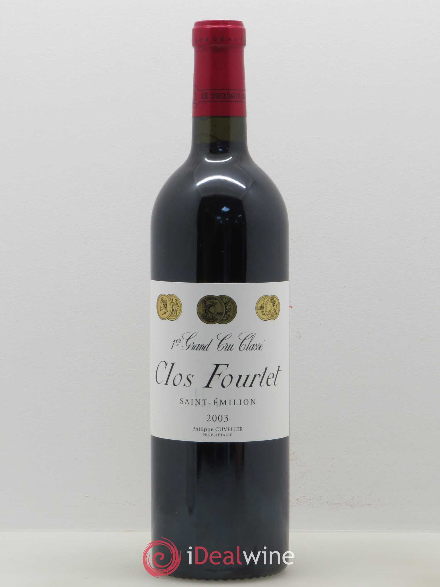 Clos Fourtet 1er Grand Cru Classé B 2003 - Lot de 1 bouteille - 0