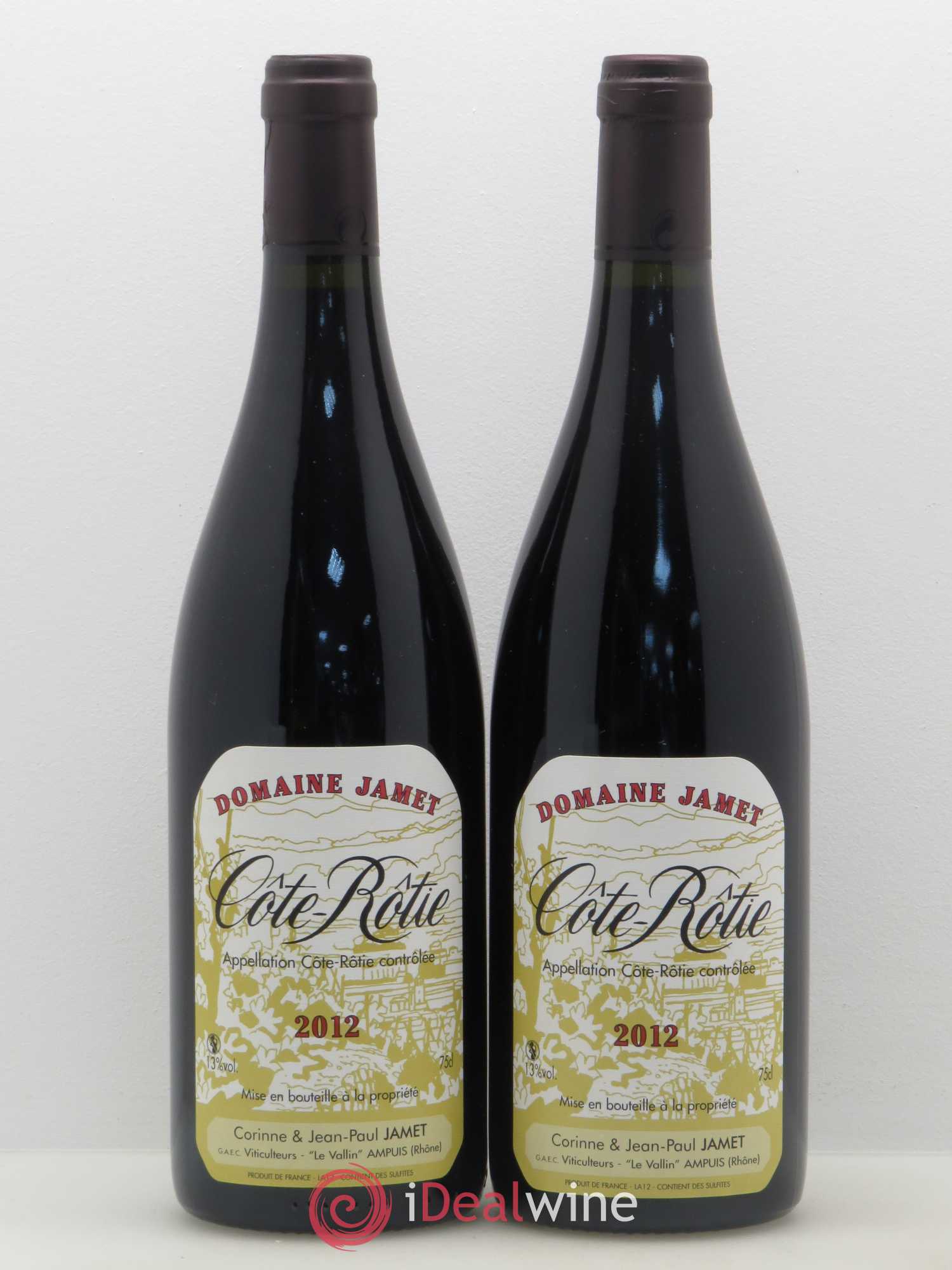 Côte-Rôtie Jamet (Domaine) 2012 - Lot de 2 bouteilles - 0