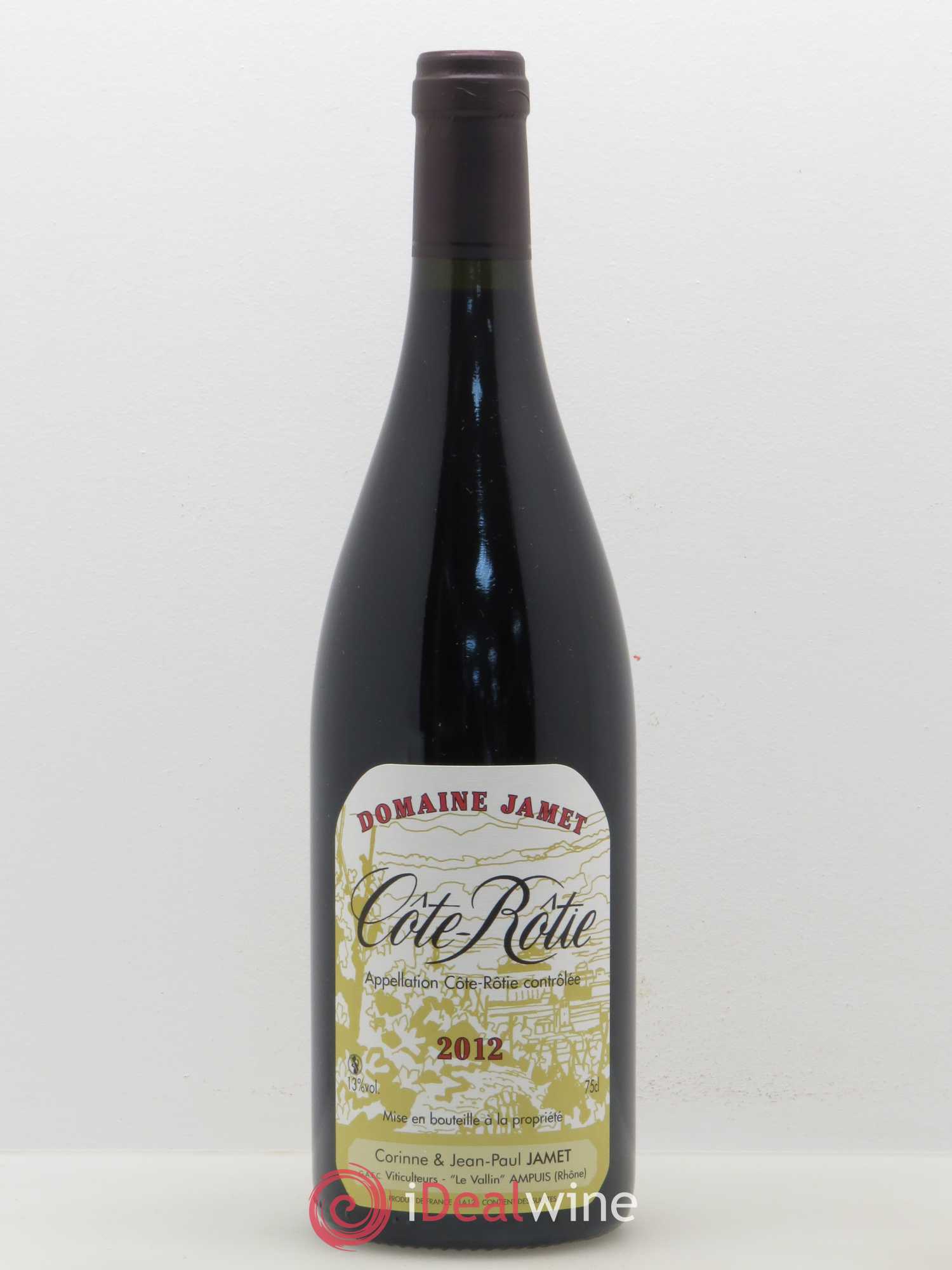 Côte-Rôtie Jamet (Domaine) 2012 - Lot de 1 bouteille - 0