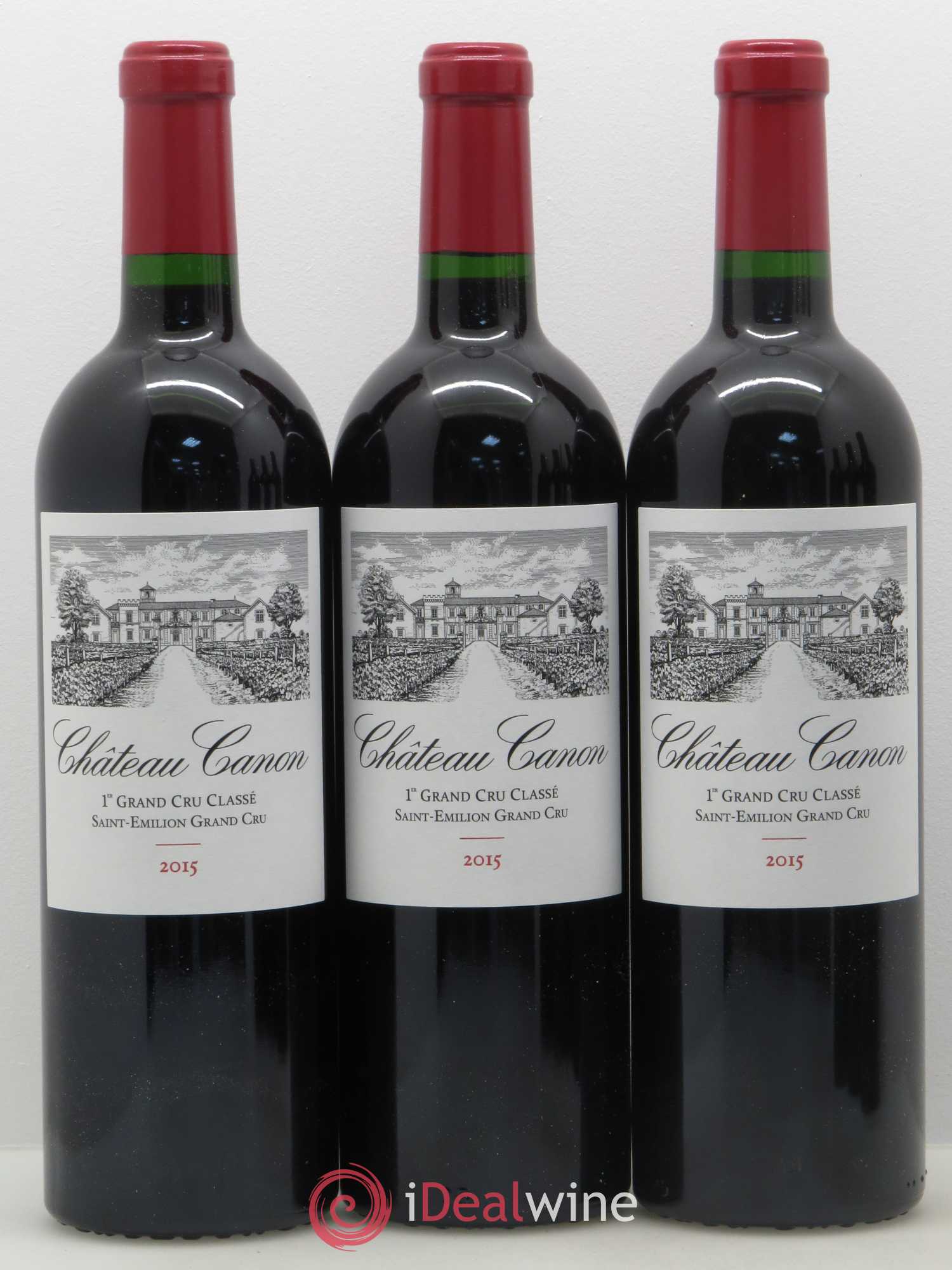 Château Canon 1er Grand Cru Classé B 2015 - Lot de 6 bouteilles - 1