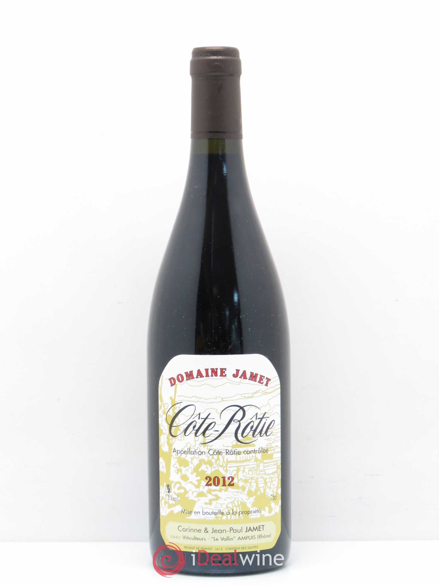 Côte-Rôtie Jamet (Domaine) 2012 - Lot de 1 bouteille - 0