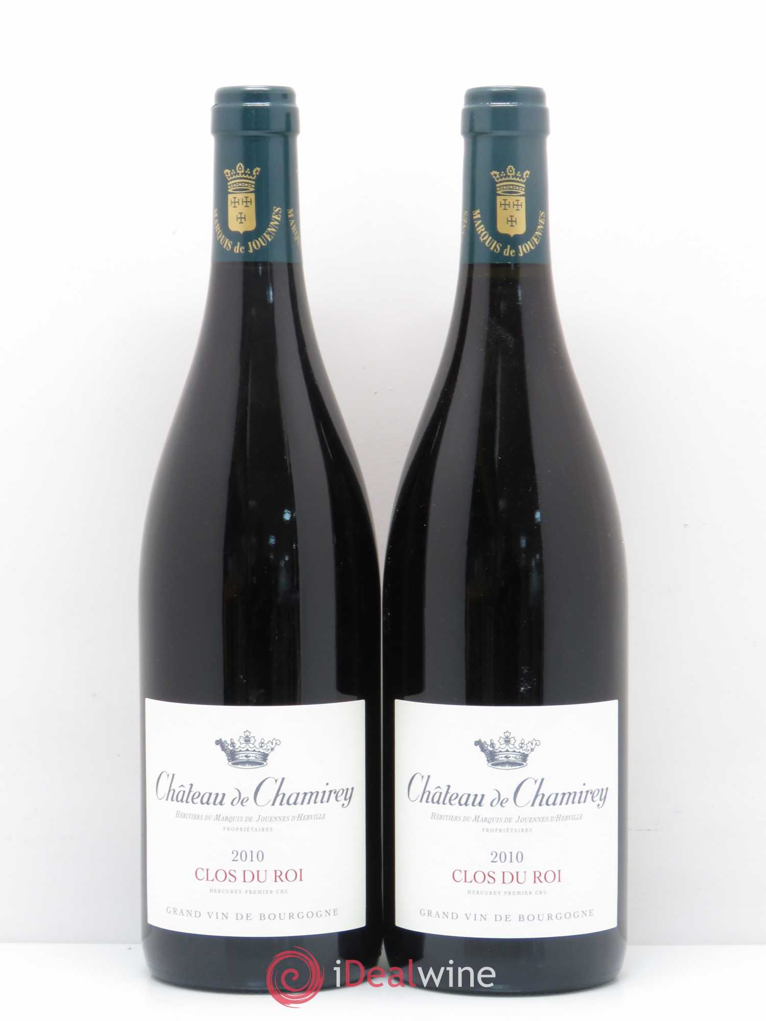 Mercurey 1er Cru Clos du Roi Château de Chamirey 2010 - Lot de 2 bouteilles - 0