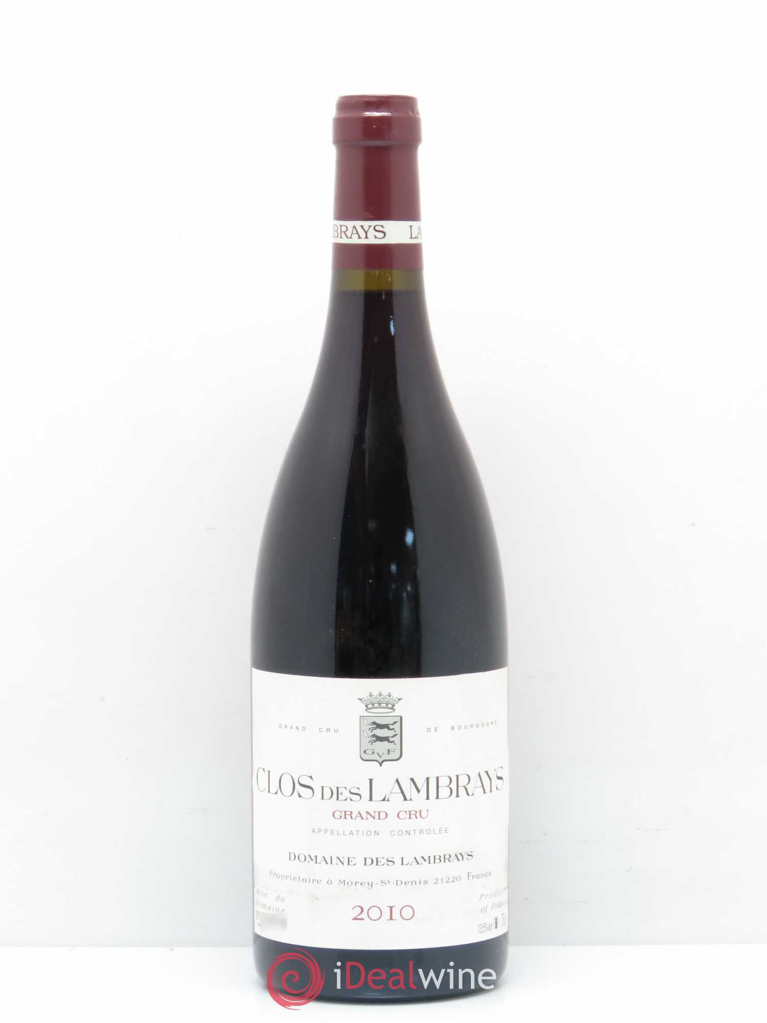 Clos des Lambrays Grand Cru Domaine des Lambrays 2010 - Lot de 1 bouteille - 0
