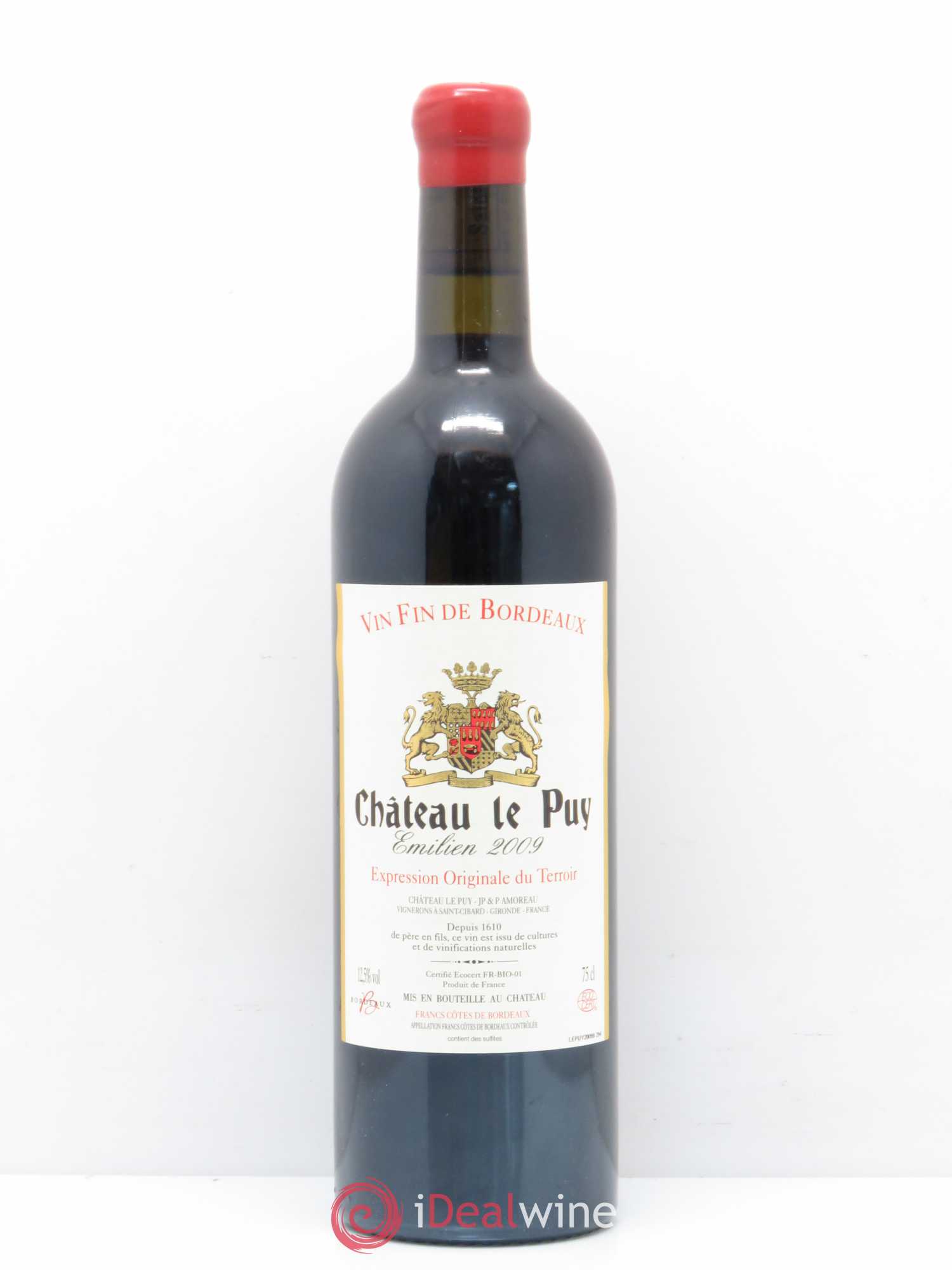 Le Puy - Cuvée Emilien 2009 - Lot de 1 bouteille - 0