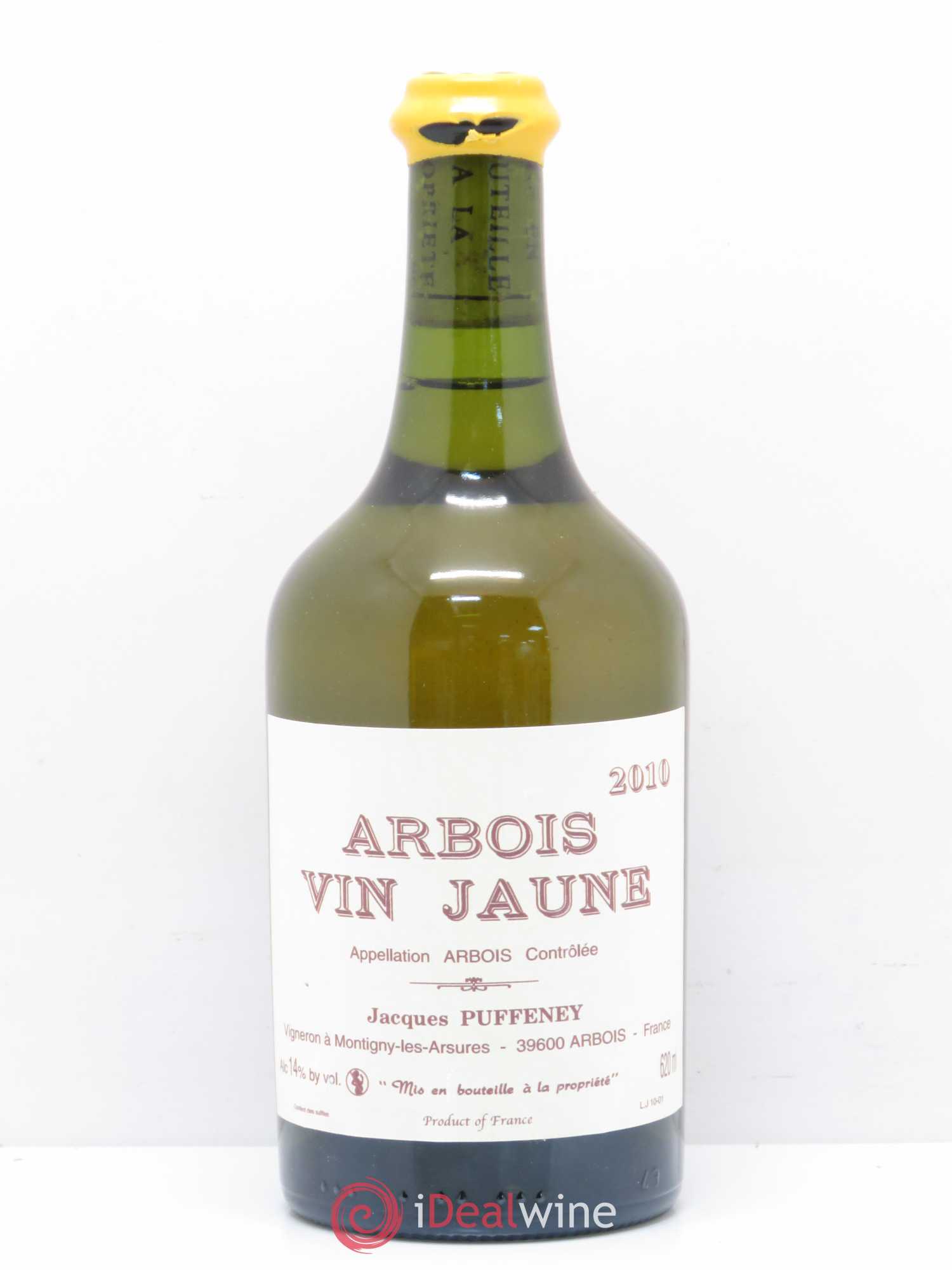 Arbois Vin Jaune Jacques Puffeney 2010 - Lot de 1 bouteille - 0