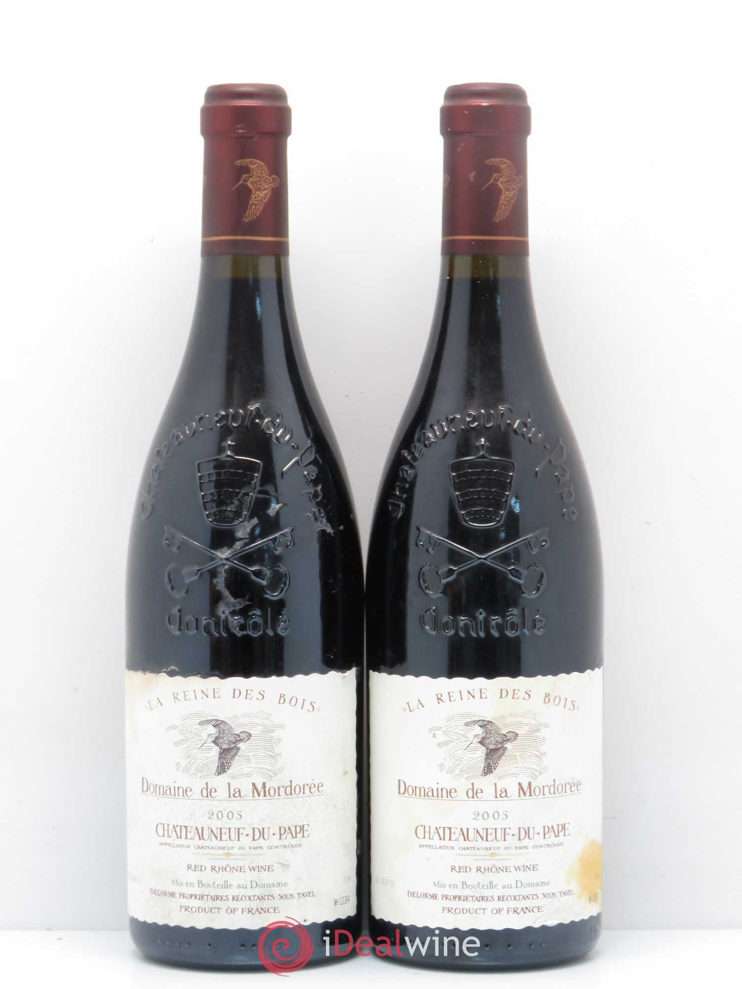 Châteauneuf-du-Pape Cuvée de la Reine des Bois La Mordorée (Domaine de) 2005 - Lot de 2 bouteilles - 0