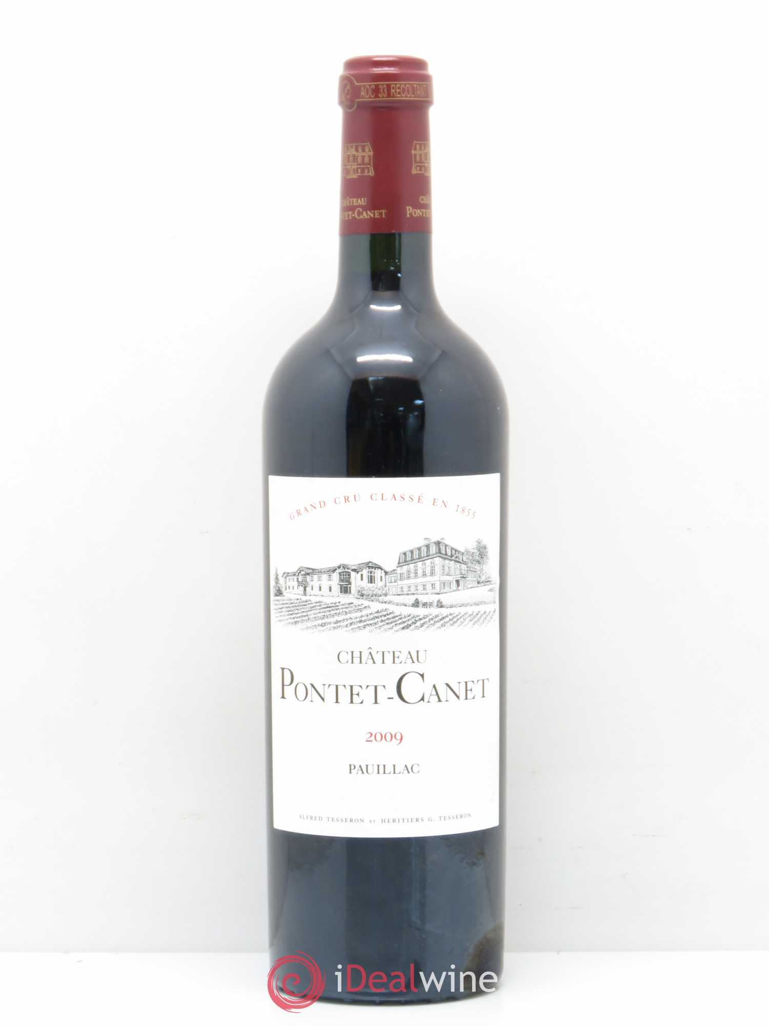Château Pontet Canet 5ème Grand Cru Classé 2009 - Lot de 1 bouteille - 0