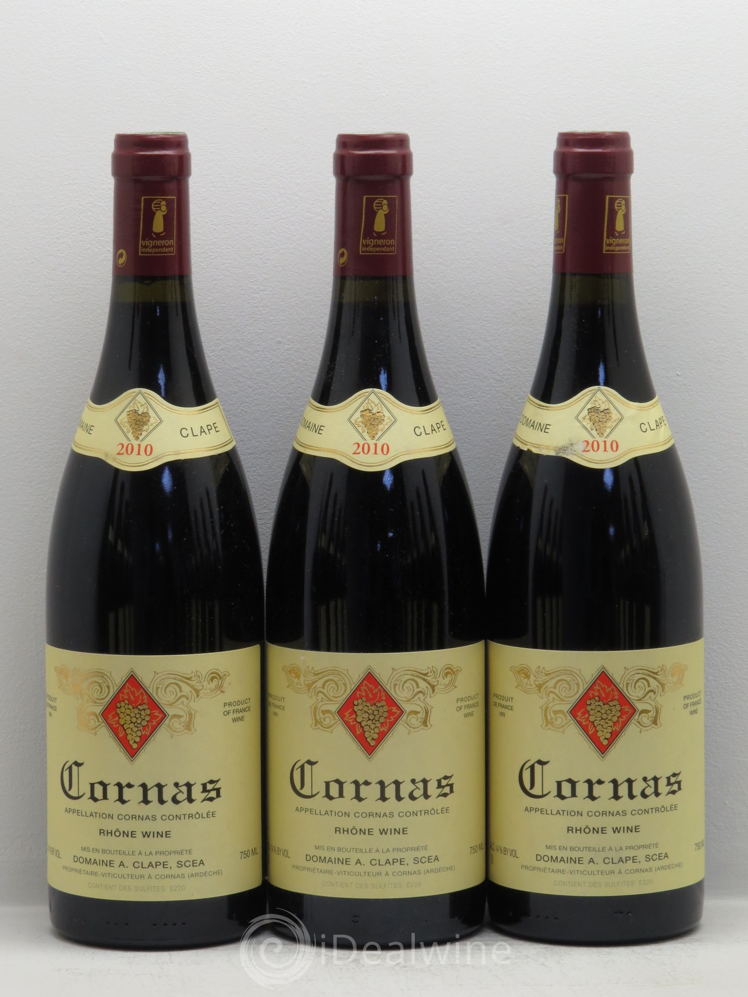 Cornas Auguste Clape 2010 - Lot de 12 bouteilles - 1