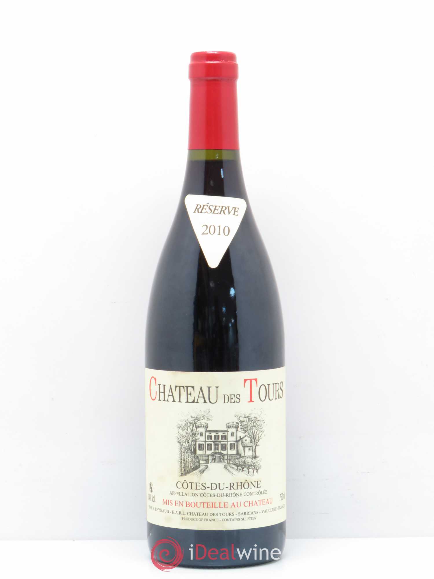 Côtes-du-Rhône Château des Tours Emmanuel Reynaud 2010 - Lot de 1 bouteille - 0
