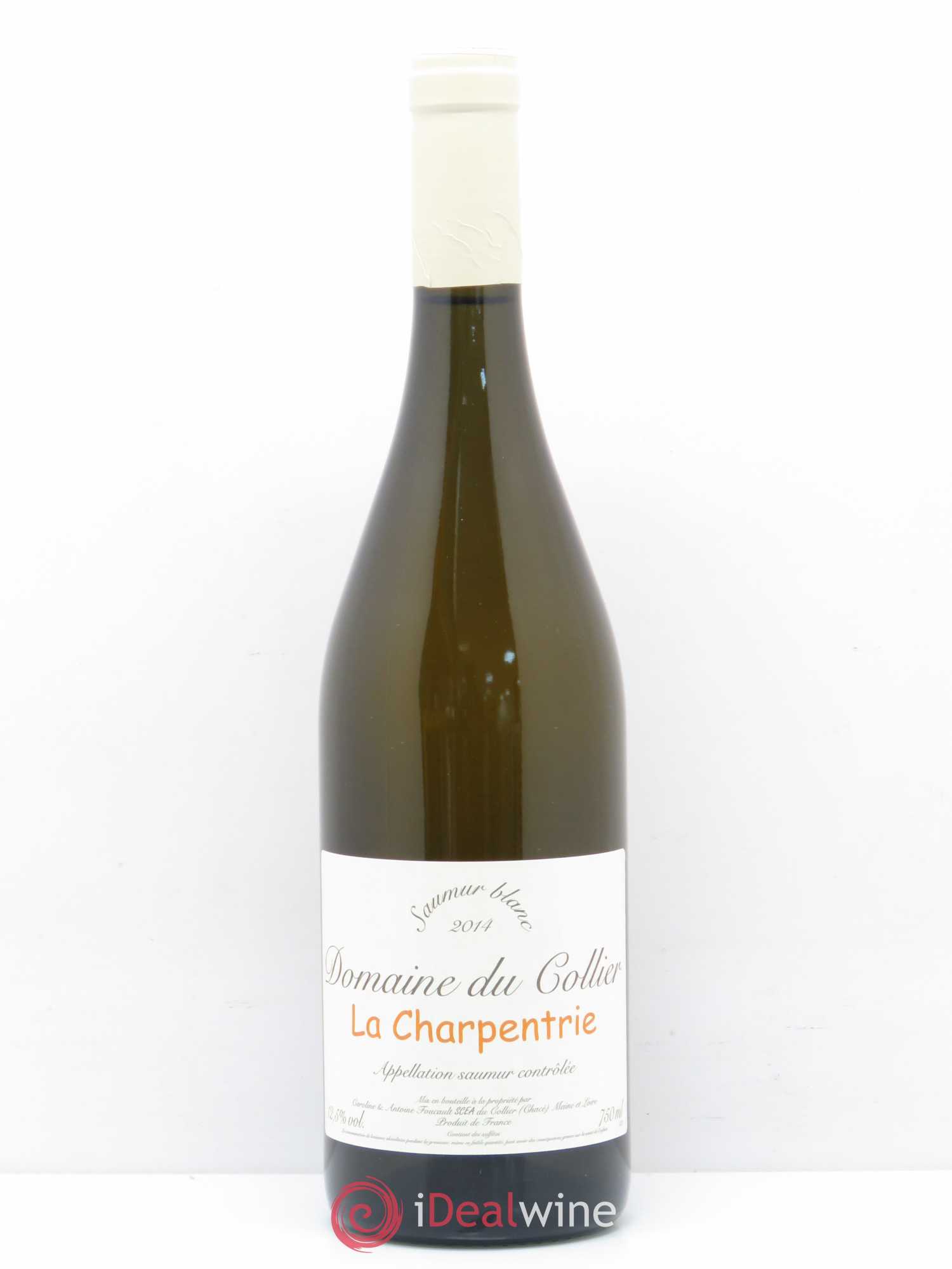 Saumur La Charpentrie Domaine du Collier 2014 - Lot de 1 bouteille - 0