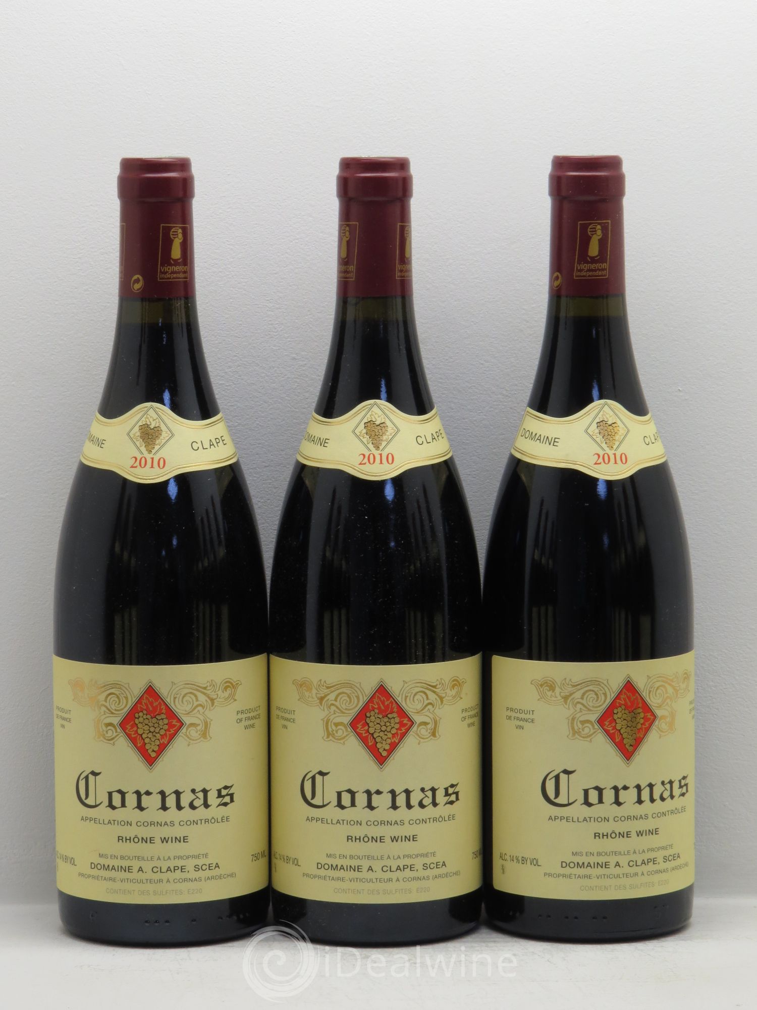Cornas Auguste Clape 2010 - Lot de 12 bouteilles - 1