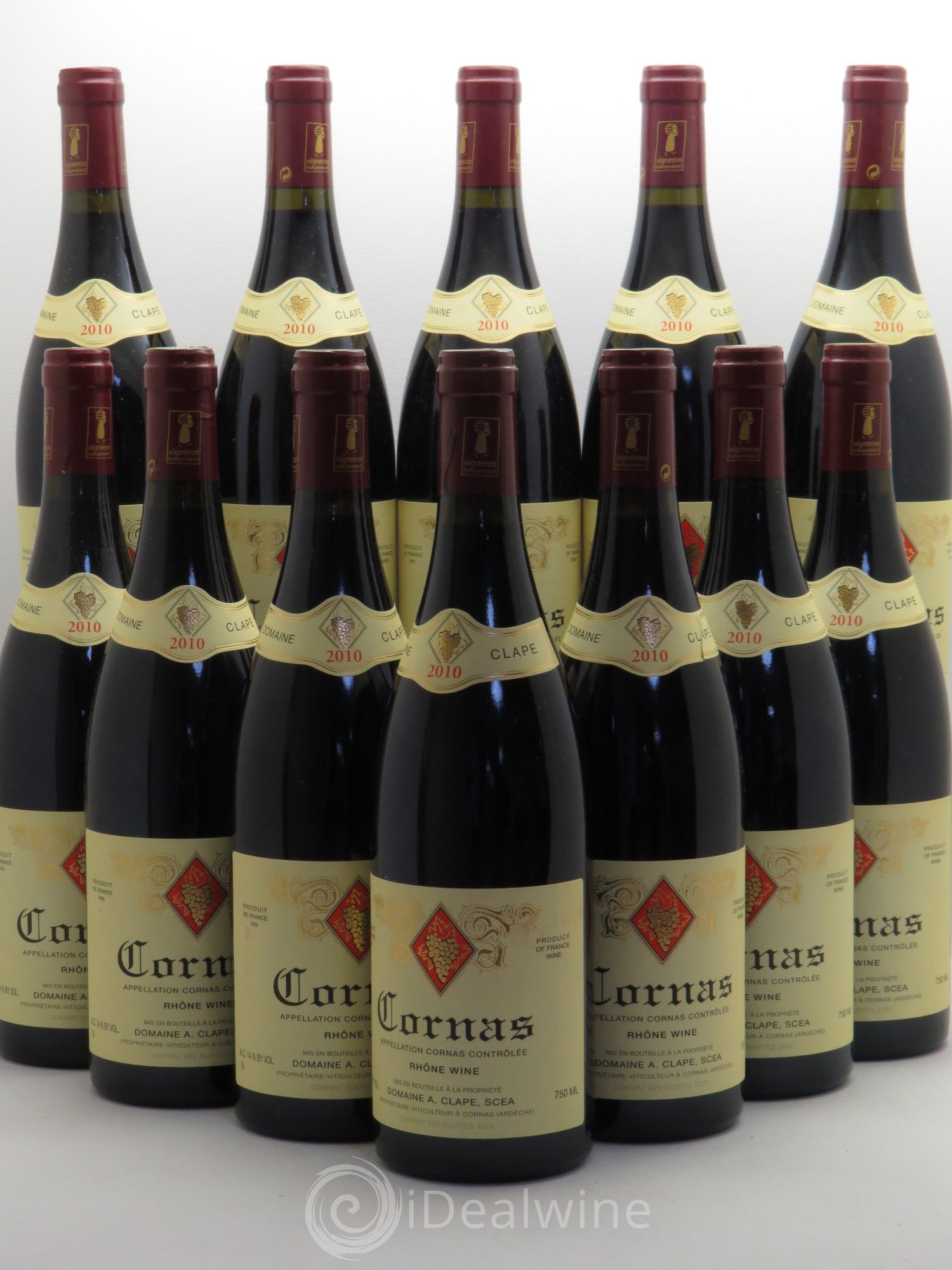 Cornas Auguste Clape 2010 - Lot de 12 bouteilles - 0