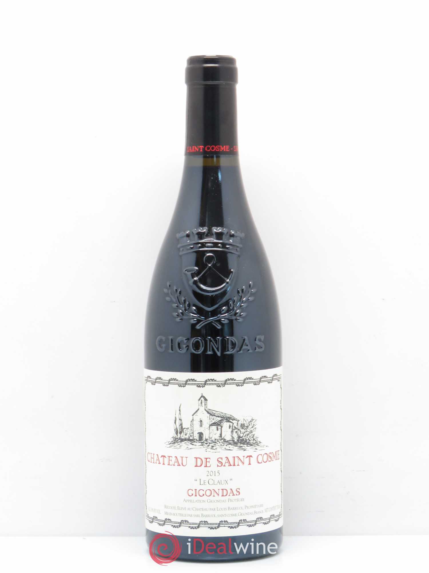 Gigondas Le Claux Saint Cosme 2015 - Lot de 1 bouteille - 0