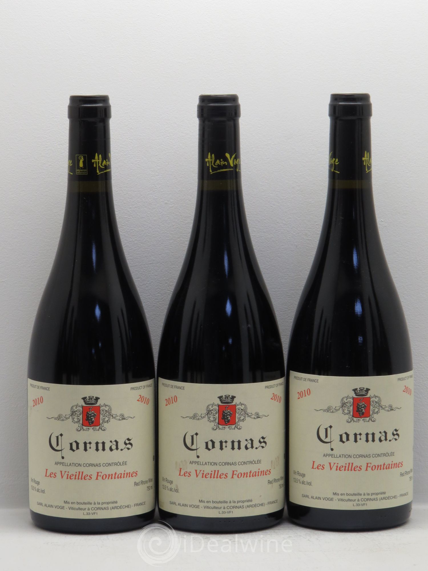 Cornas Les Vieilles Fontaines Alain Voge (Domaine) 2010 - Lot de 12 bouteilles - 2
