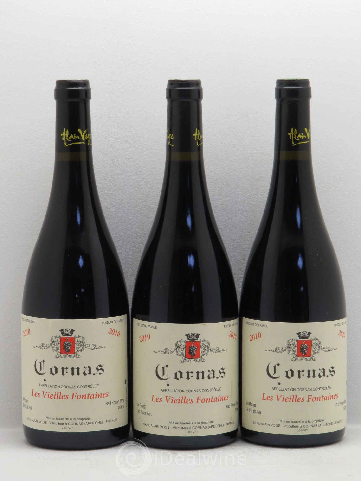 Cornas Les Vieilles Fontaines Alain Voge (Domaine) 2010 - Lot de 12 bouteilles - 4
