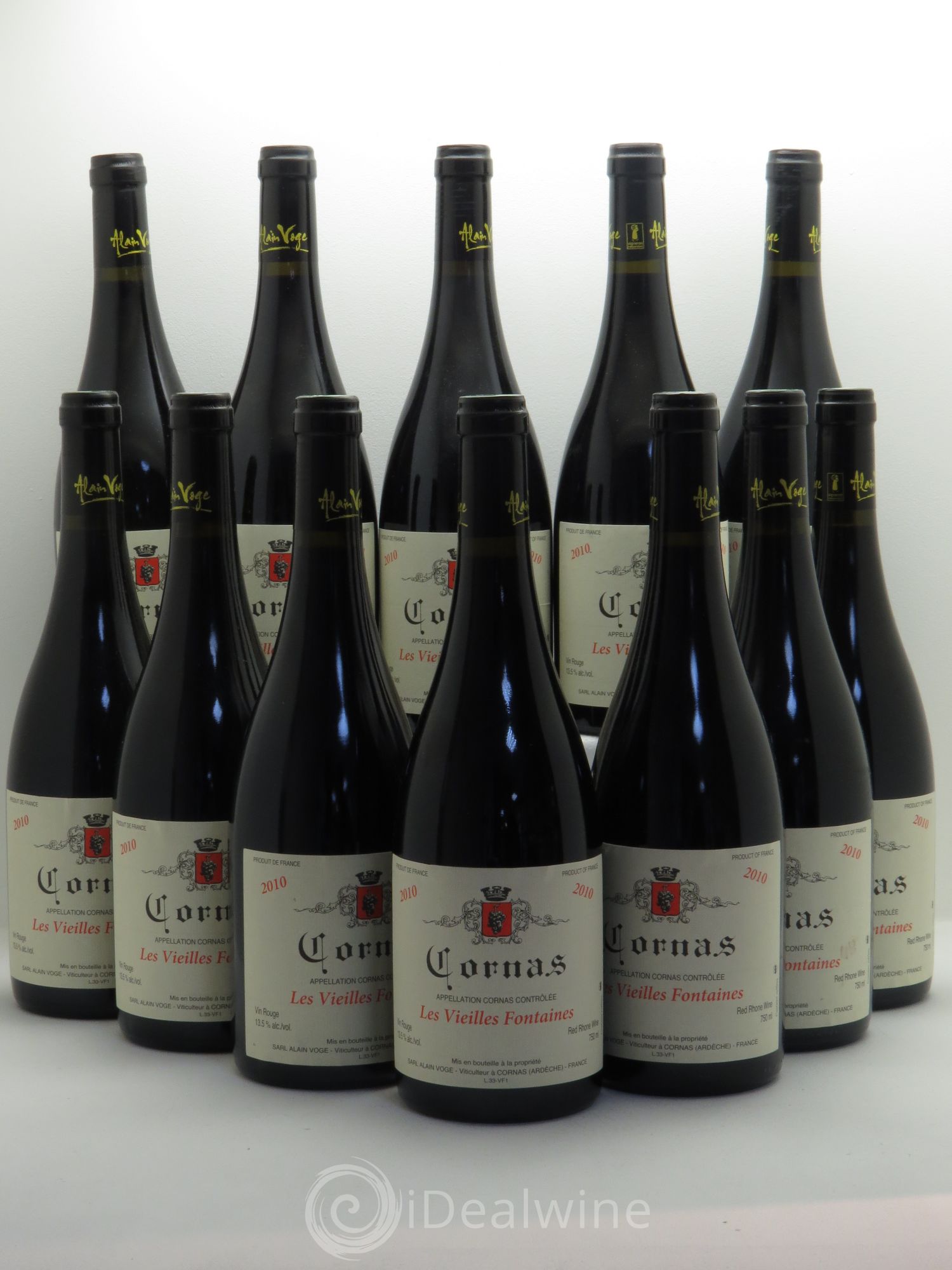 Cornas Les Vieilles Fontaines Alain Voge (Domaine) 2010 - Lot de 12 bouteilles - 0