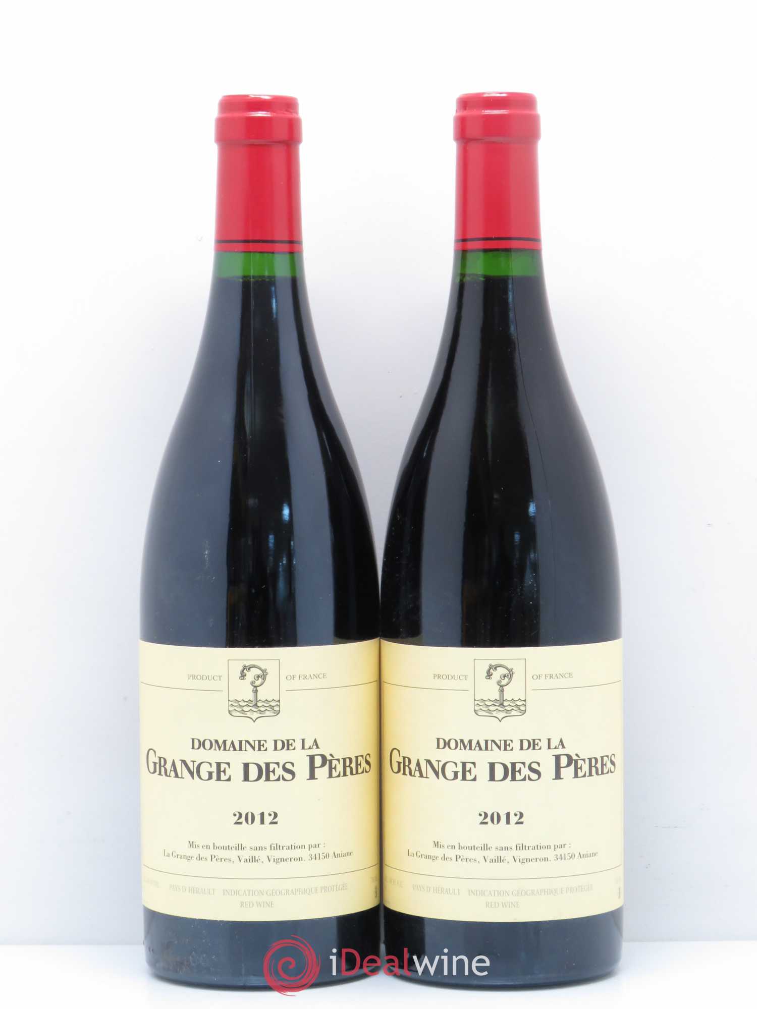 Pays d'Hérault Grange des Pères Laurent Vaillé 2012 - Lot de 2 bouteilles - 0
