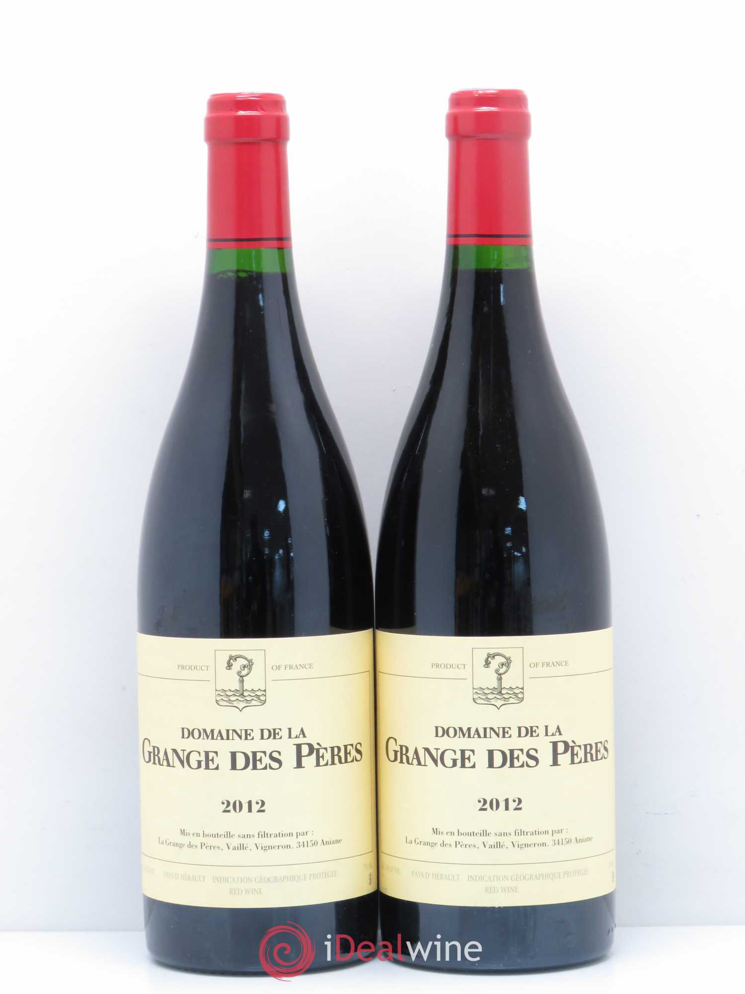 Pays d'Hérault Grange des Pères Laurent Vaillé 2012 - Lot de 2 bouteilles - 0