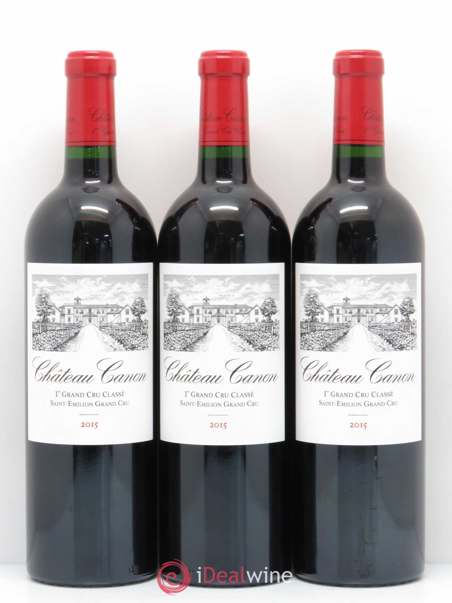 Château Canon 1er Grand Cru Classé B 2015 - Lot de 6 bouteilles - 1