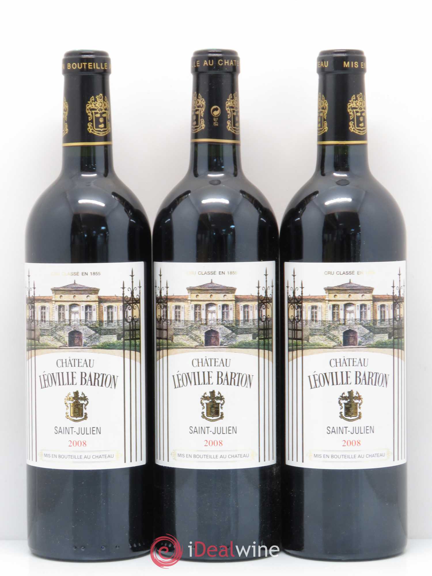 Château Léoville Barton 2ème Grand Cru Classé 2008 - Lot de 6 bouteilles - 2