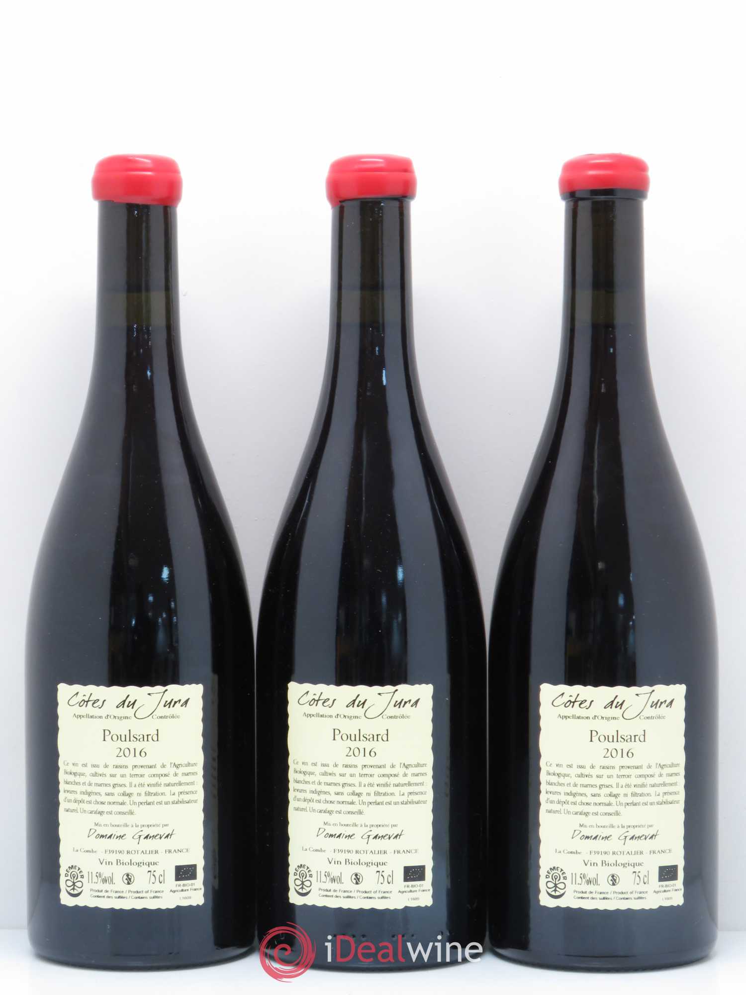 Côtes du Jura Cuvée de l'Enfant Terrible Jean-François Ganevat (Domaine) 2016 - Lot de 3 bouteilles - 1