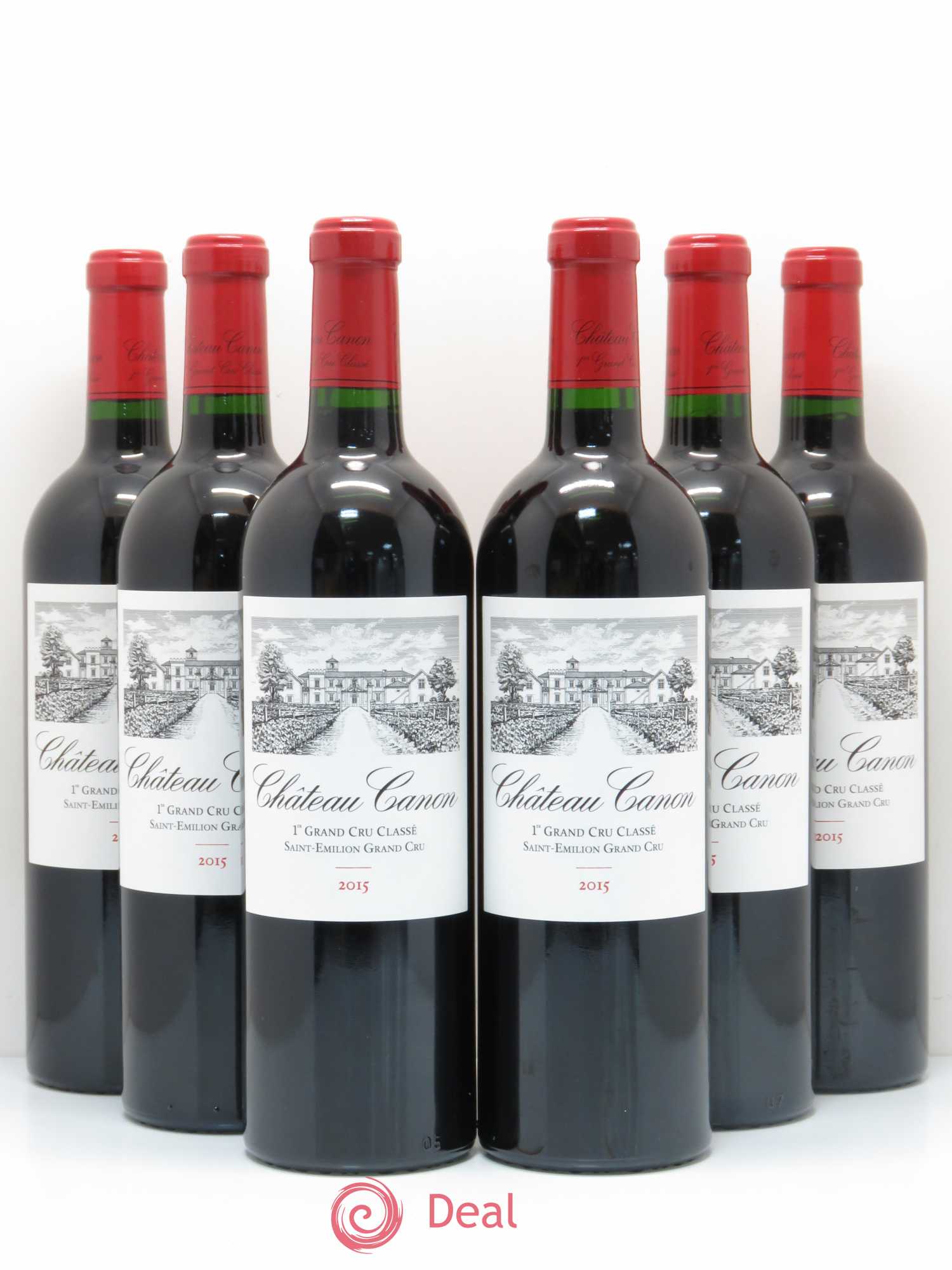 Château Canon 1er Grand Cru Classé B 2015 - Lot de 6 bouteilles - 0