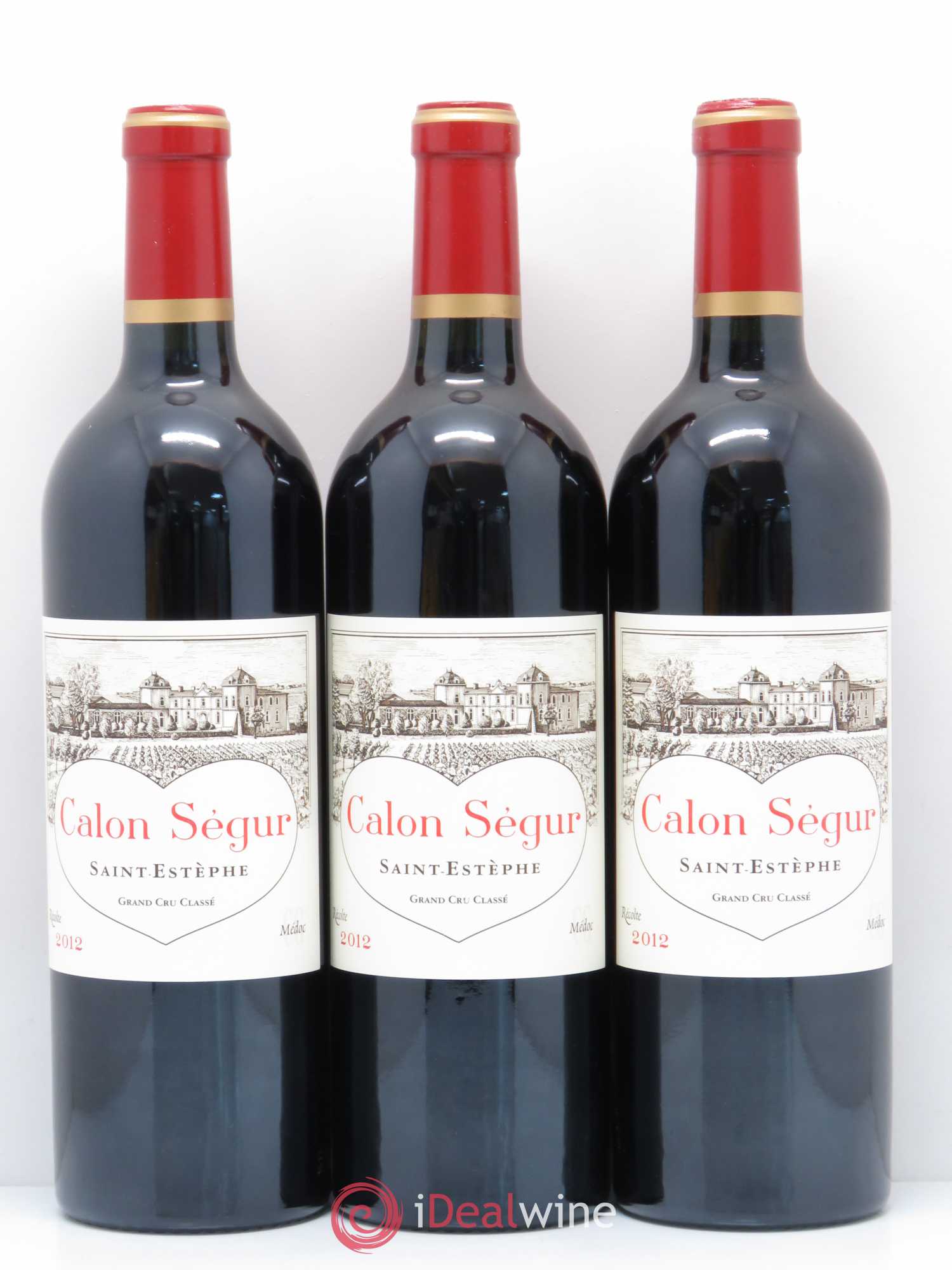 Château Calon Ségur 3ème Grand Cru Classé 2012 - Lot de 12 bouteilles - 1