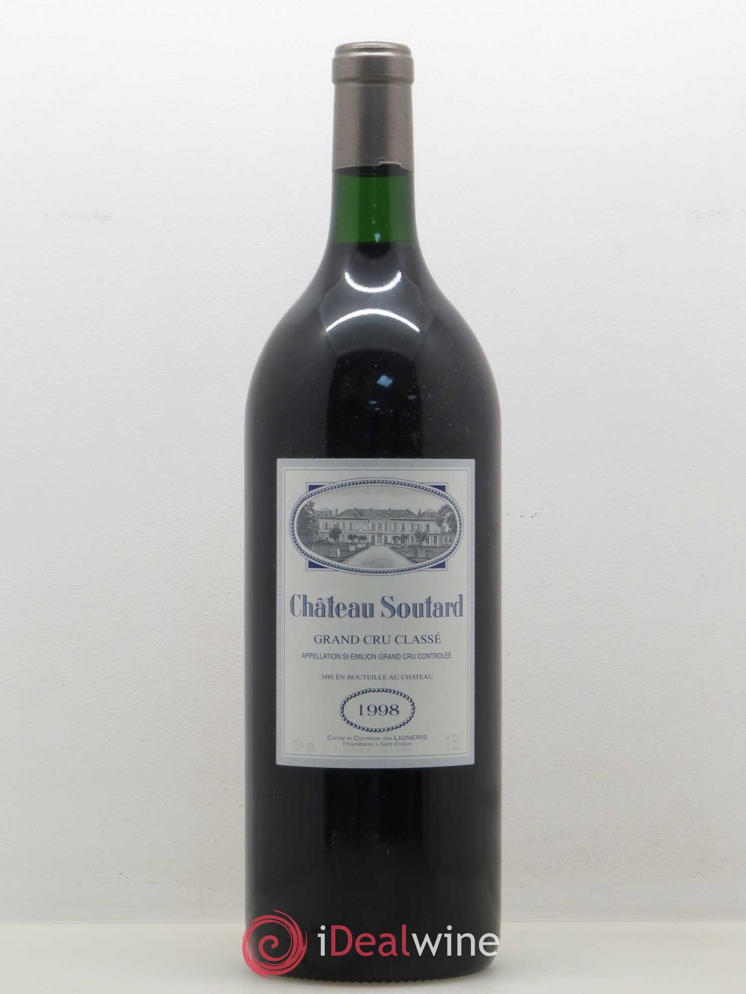 Château Soutard Grand Cru Classé 1998 - Lot de 1 magnum - 0