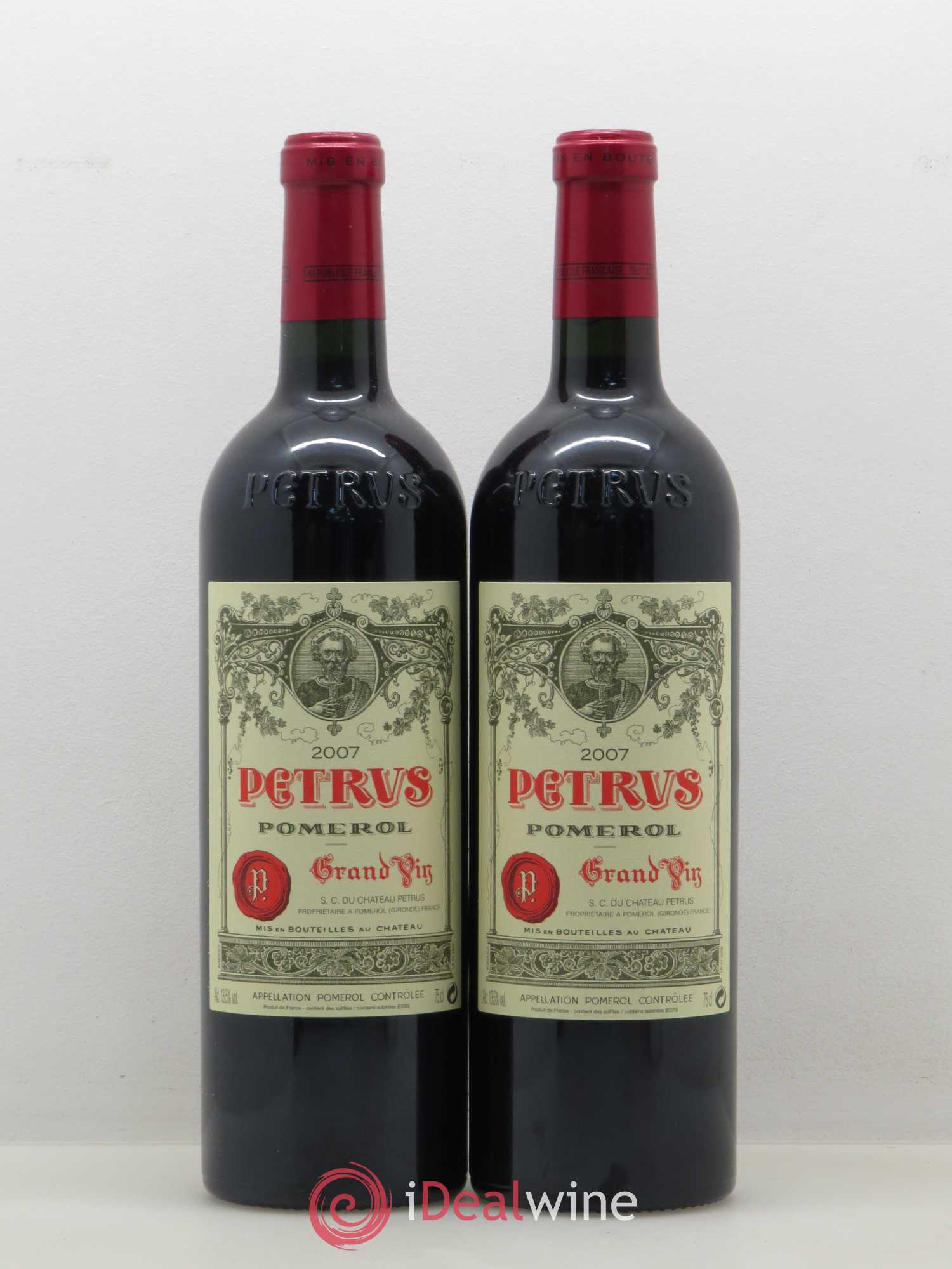 Petrus 2007 - Lot de 2 bouteilles - 0