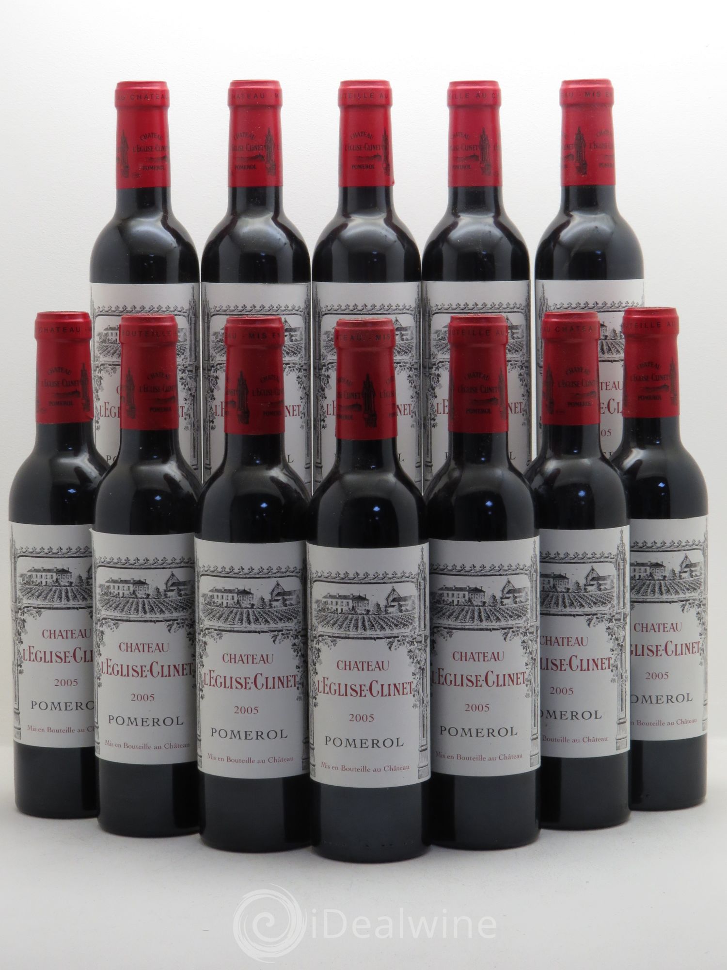 Château l' Église Clinet 2005 - Lot de 12 demi bouteilles - 0
