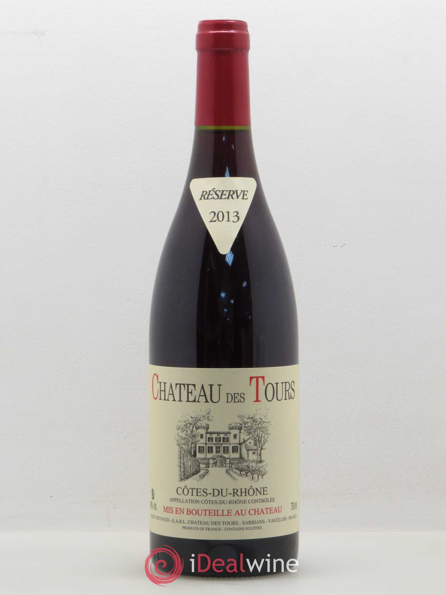 Côtes-du-Rhône Château des Tours Emmanuel Reynaud 2013 - Lot de 1 bouteille - 0