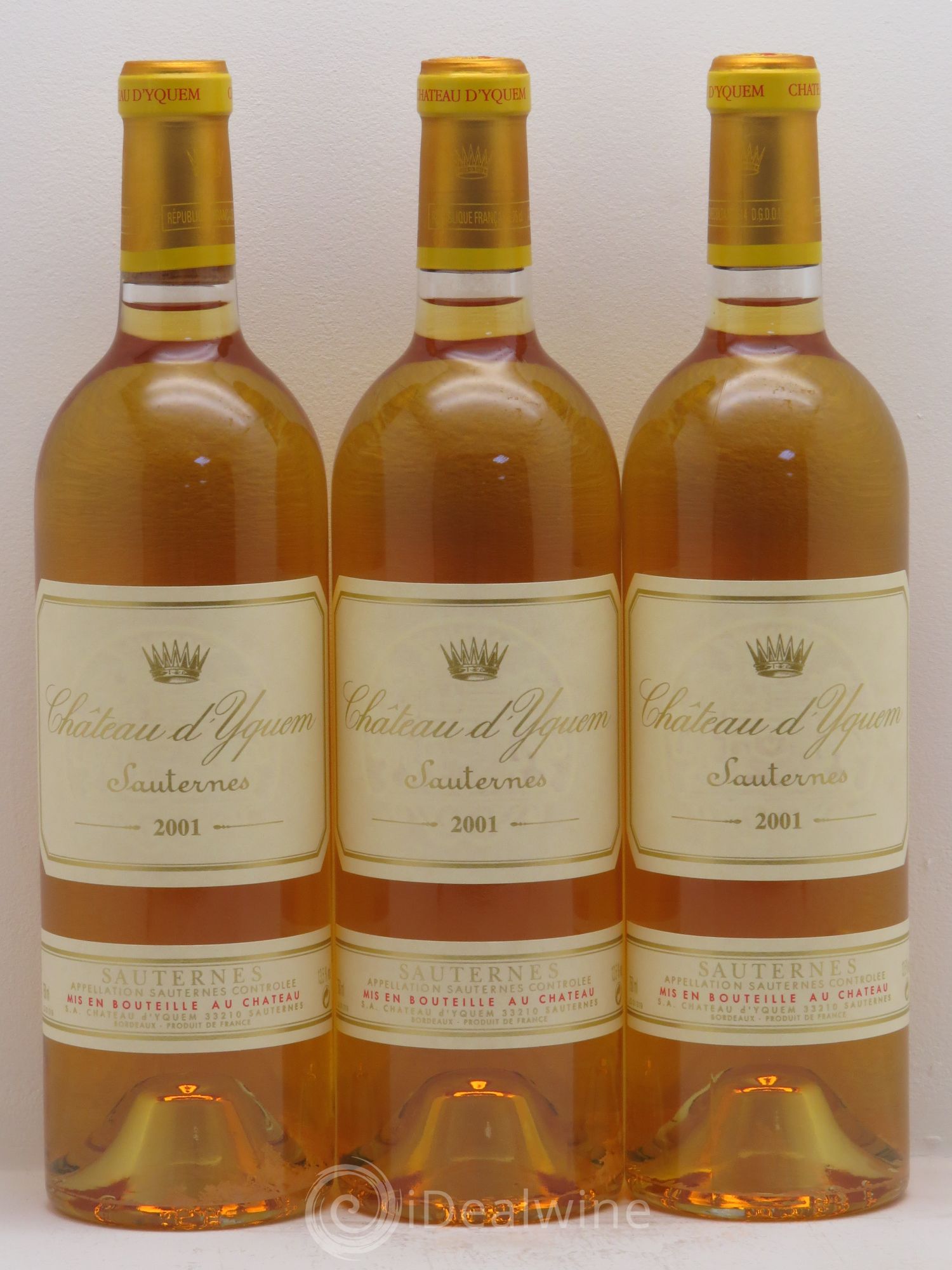 Château d' Yquem 1er Cru Classé Supérieur 2001 - Lotto di 6 bottiglie - 2