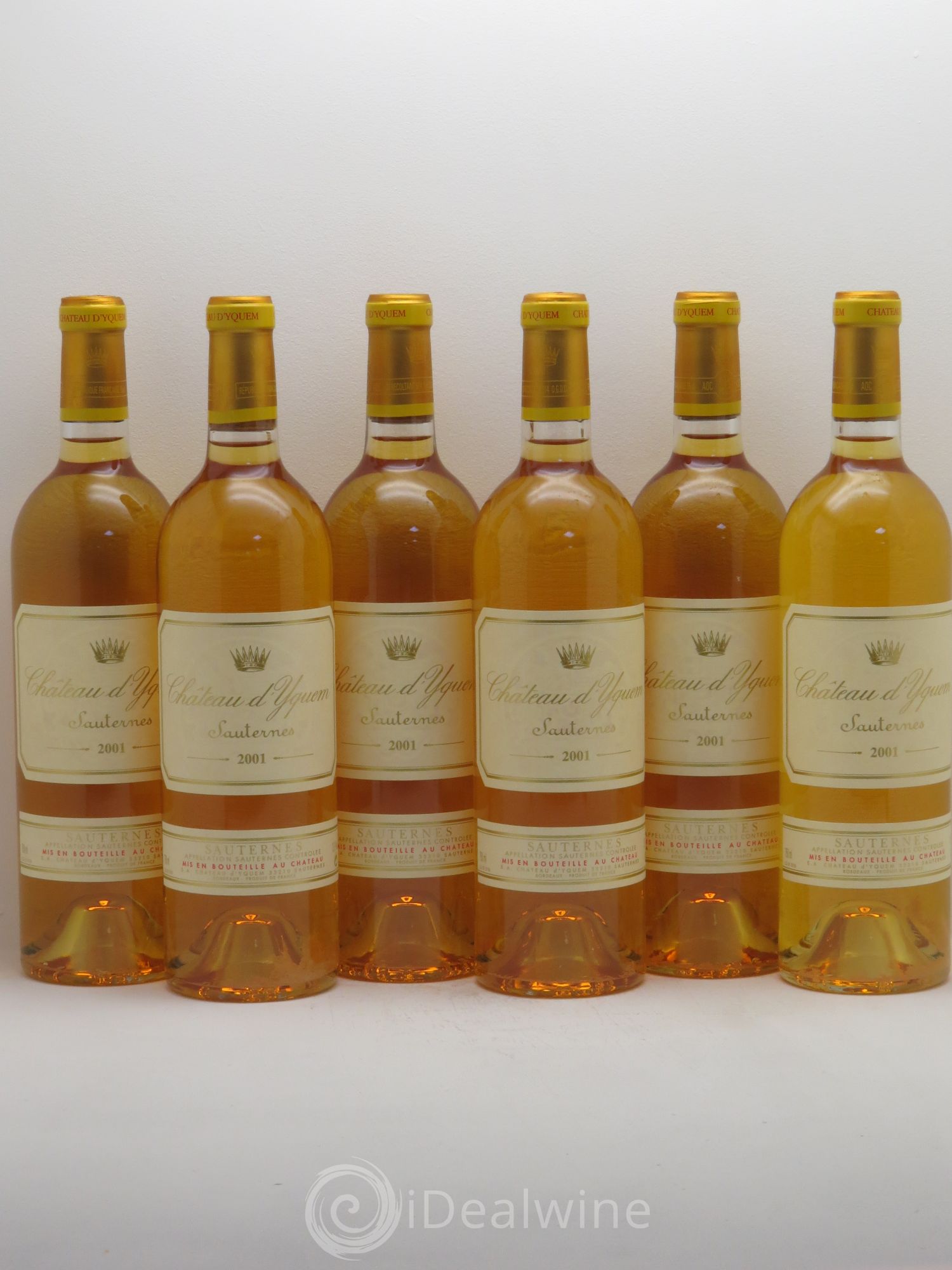 Château d' Yquem 1er Cru Classé Supérieur 2001 - Lotto di 6 bottiglie - 0