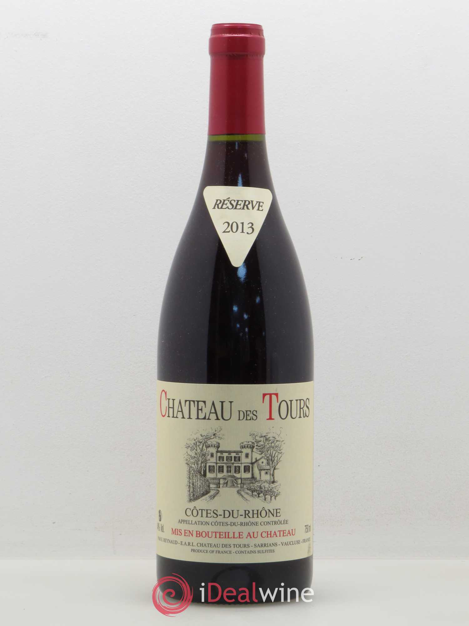 Côtes-du-Rhône Château des Tours Emmanuel Reynaud 2013 - Lot de 1 bouteille - 0