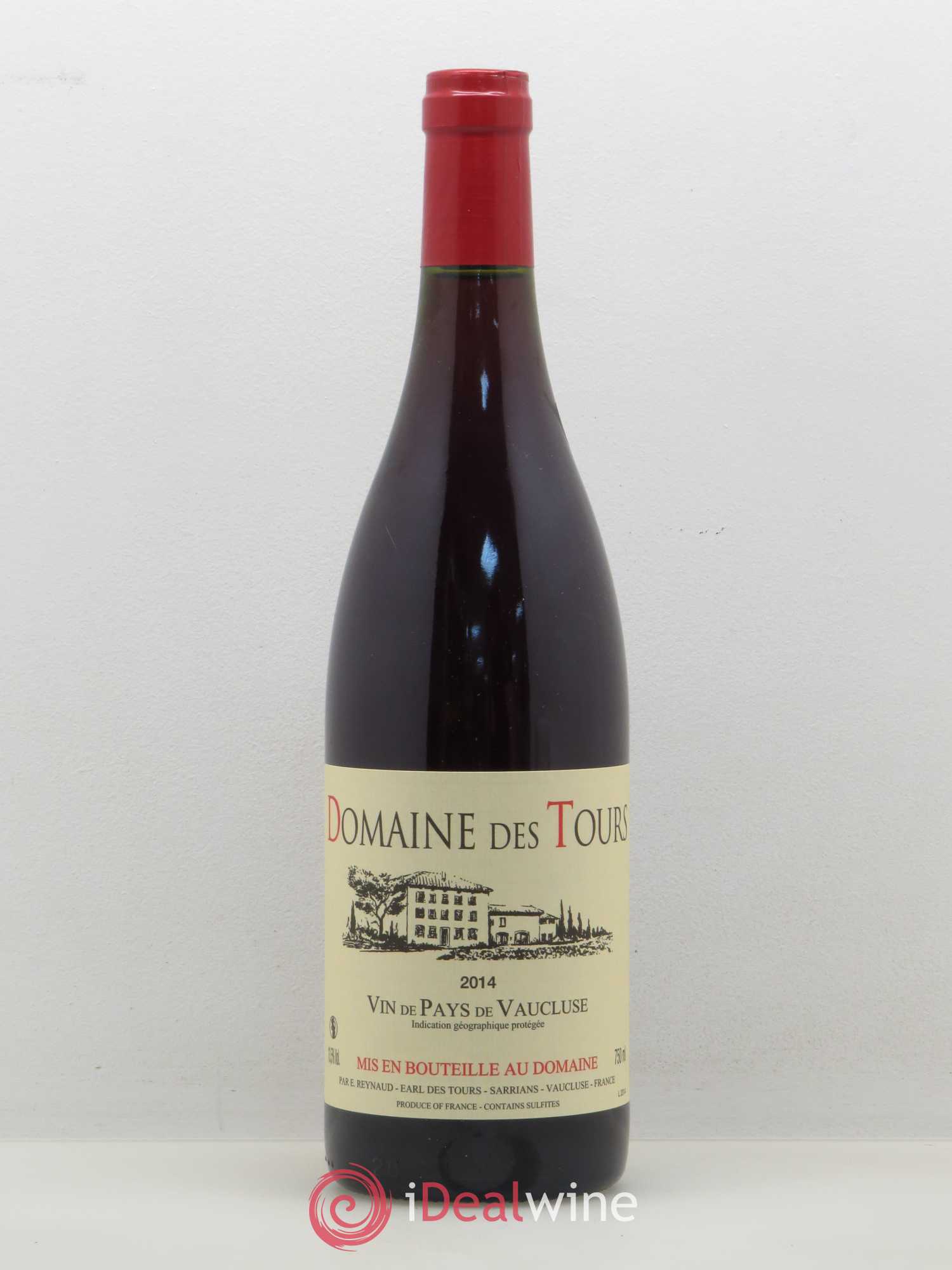 Vaucluse (Vin de Pays de Vaucluse) Domaine des Tours Emmanuel Reynaud 2014 - Posten von 1 Flasche - 0