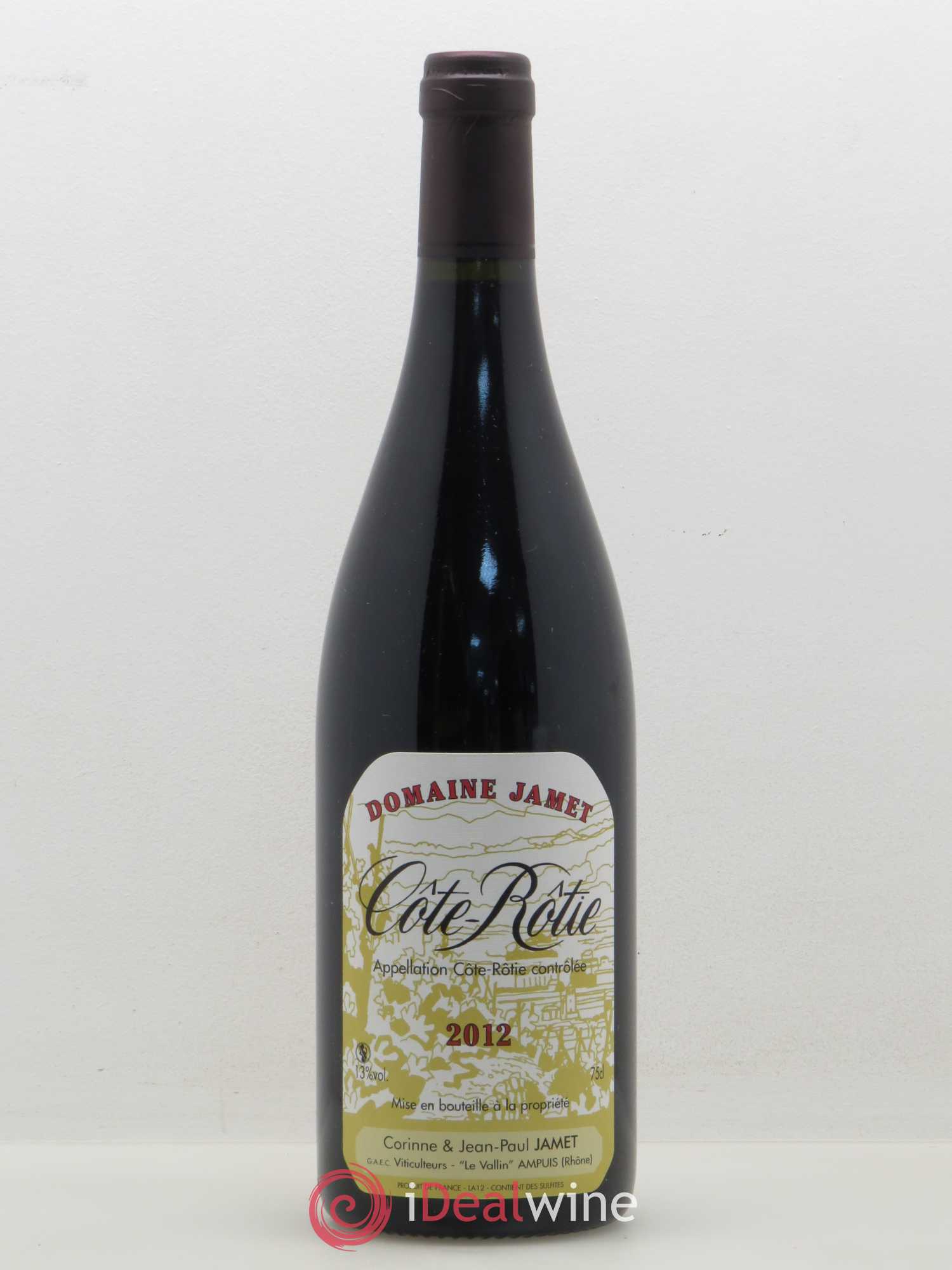 Côte-Rôtie Jamet (Domaine) 2012 - Lot de 1 bouteille - 0